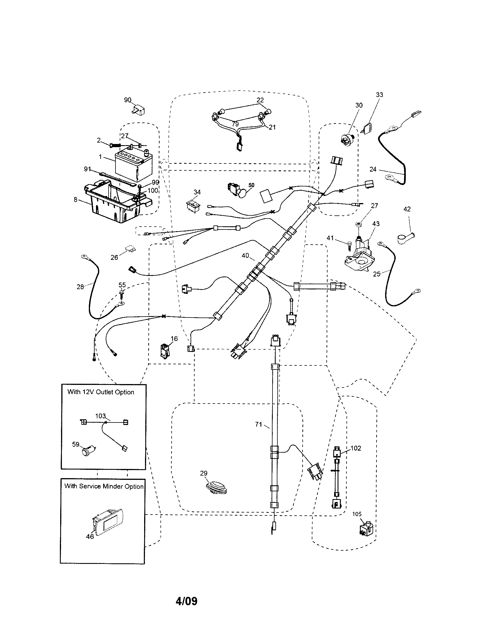 Husqvarna YTH2348-917289560 electrical diagram