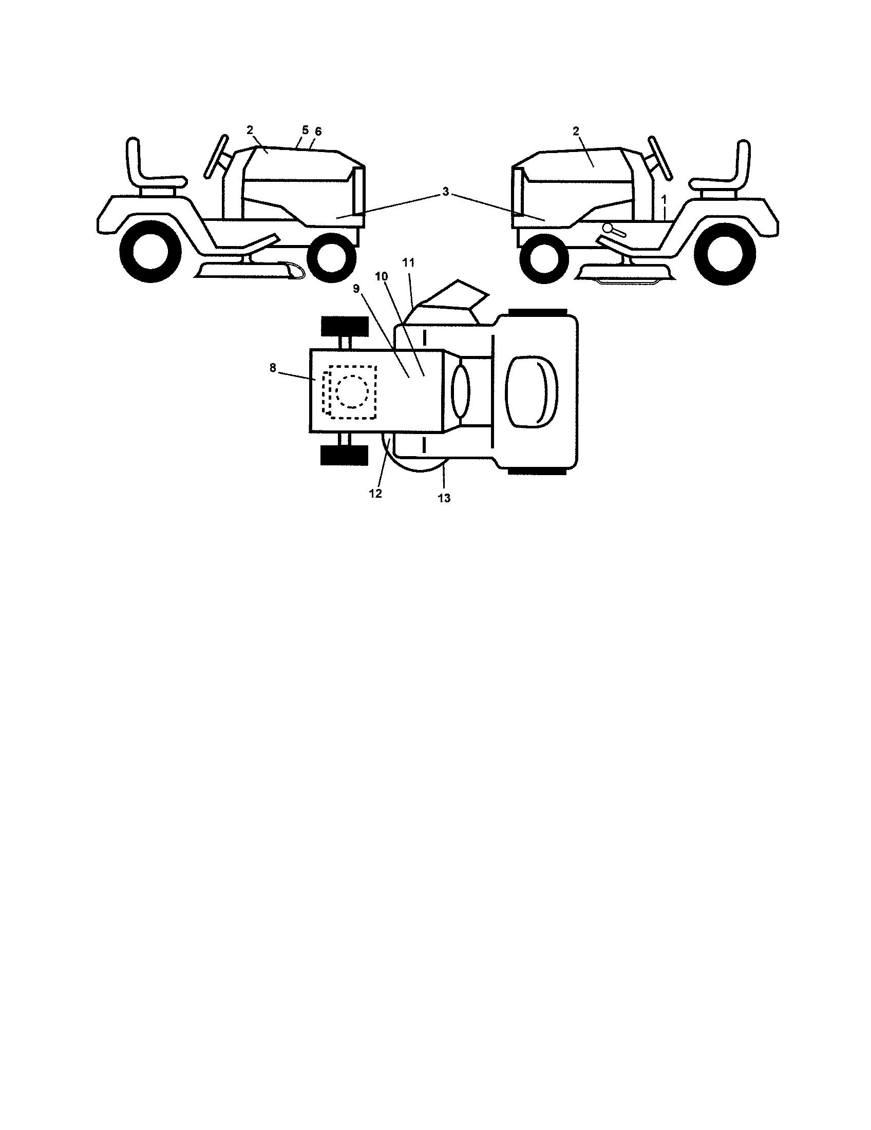 Husqvarna YTH2348-917289560 decals diagram
