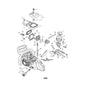 Echo CS-400 cylinder cover/ignition switch diagram