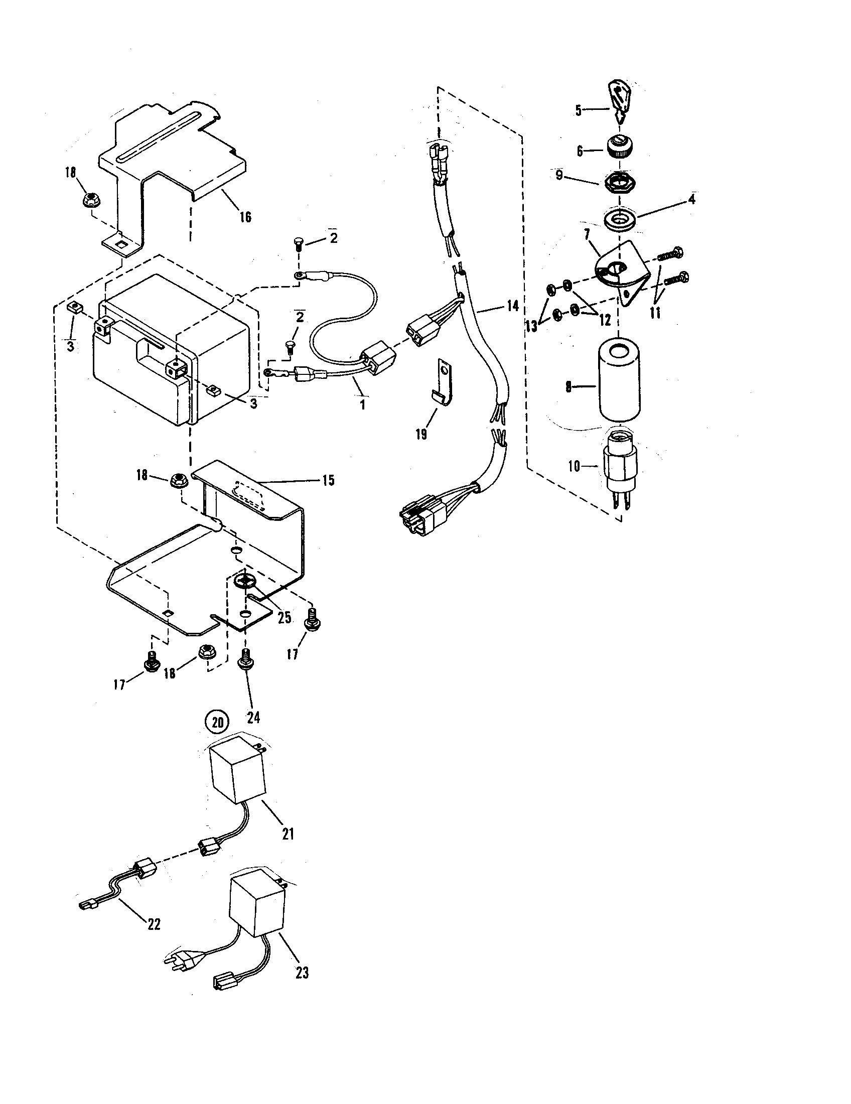 Snapper R21500 electric start diagram