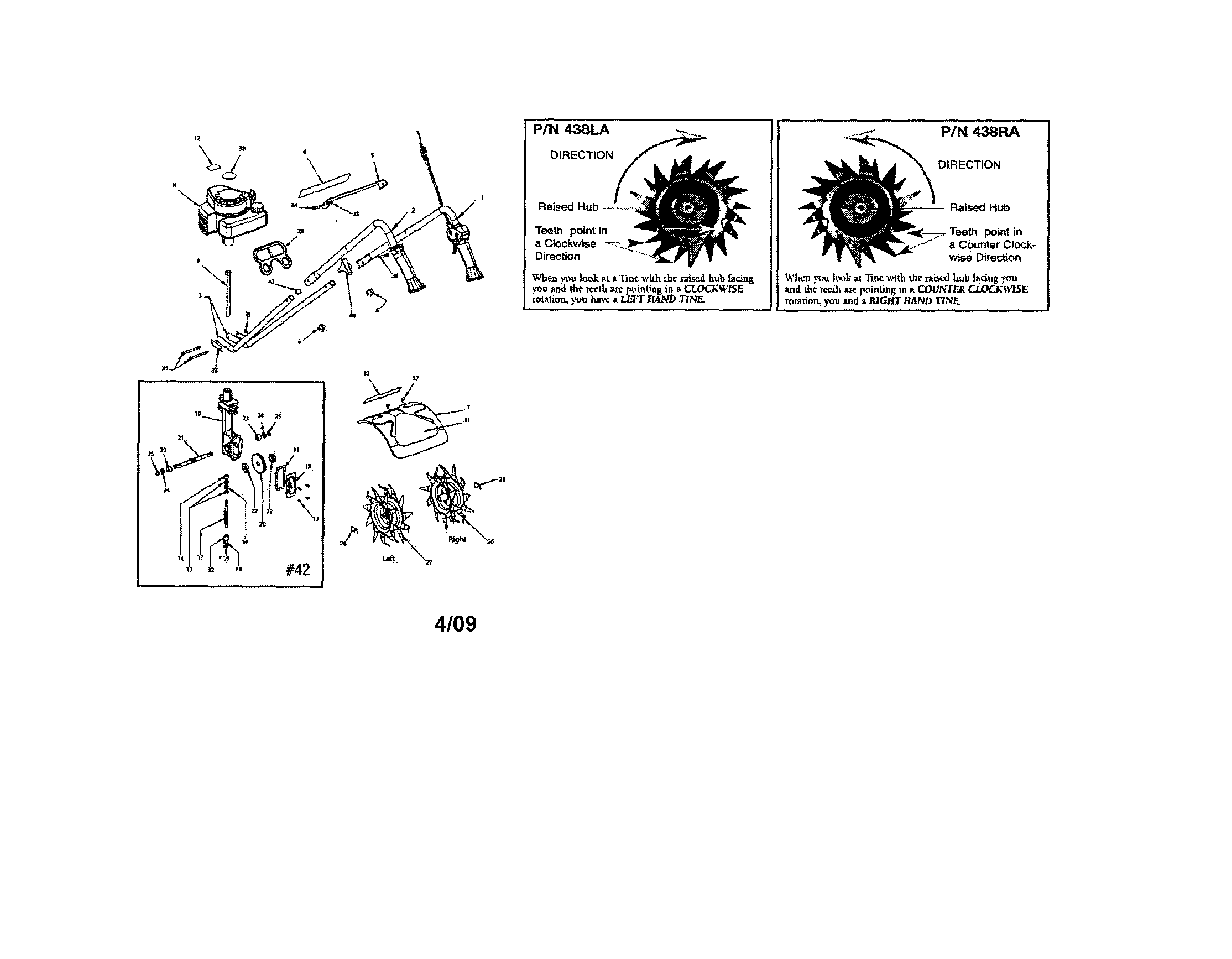 Mantis SV-5C-2 mantis tiller diagram