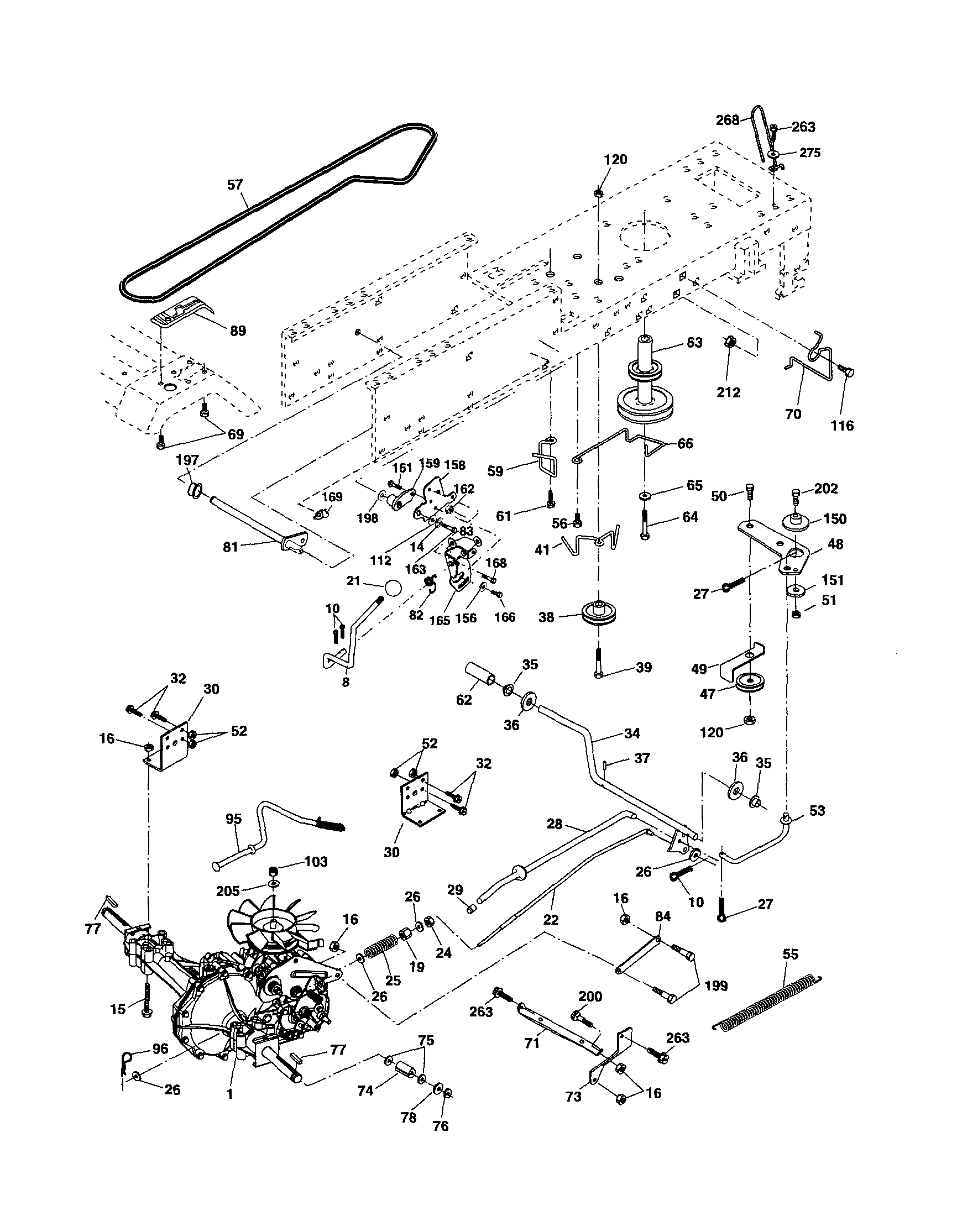 Craftsman 917253210 ground drive diagram