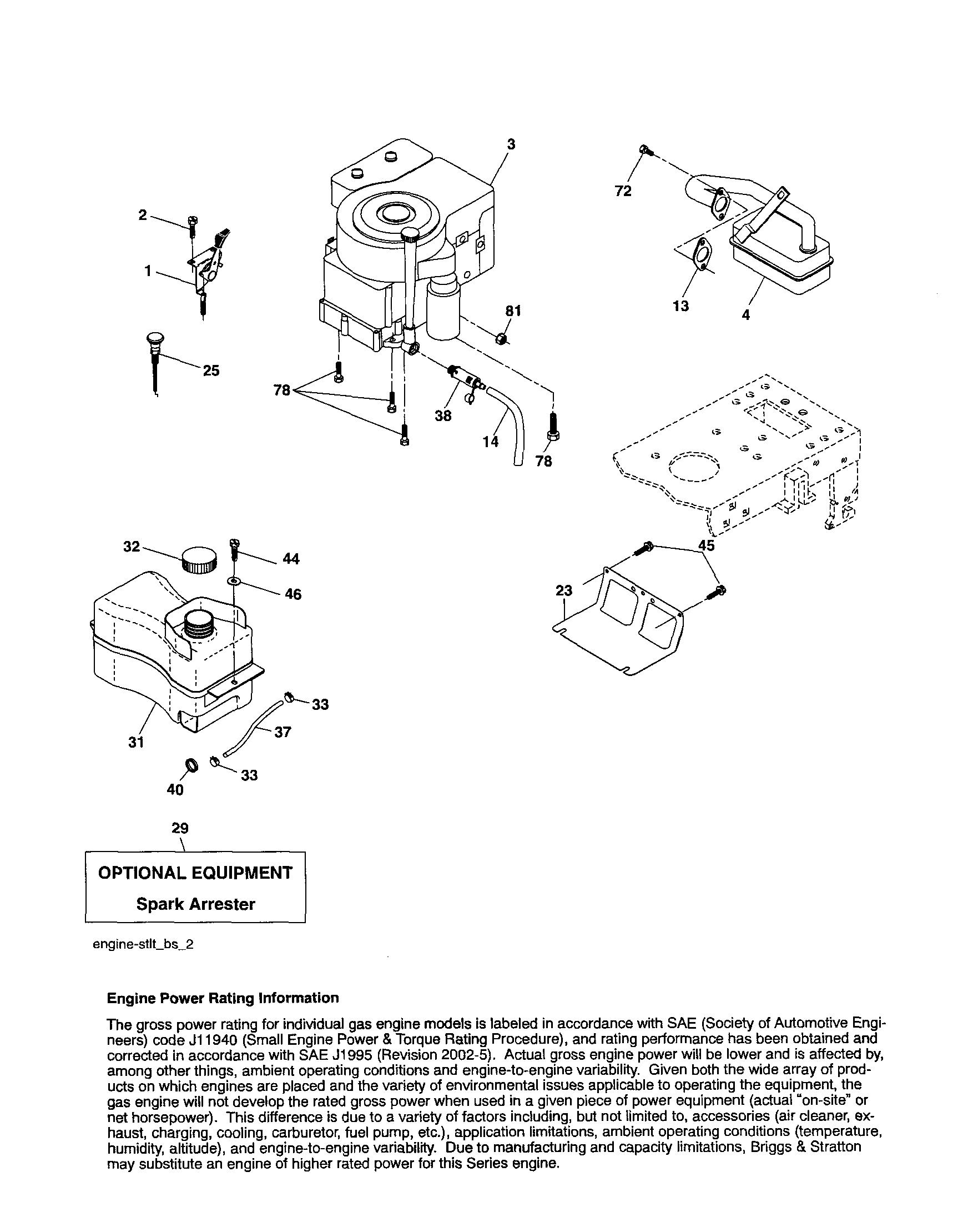 Craftsman 917253280 engine diagram