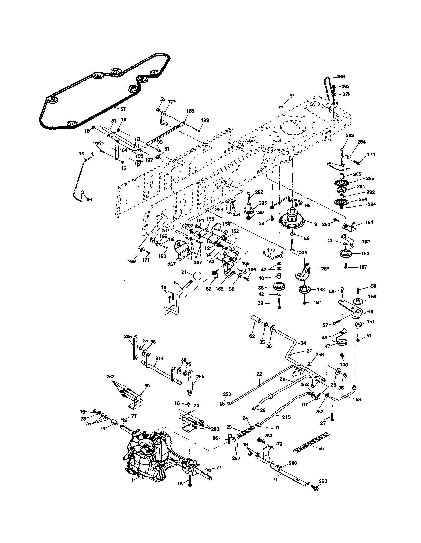 Craftsman 917253310 drive diagram