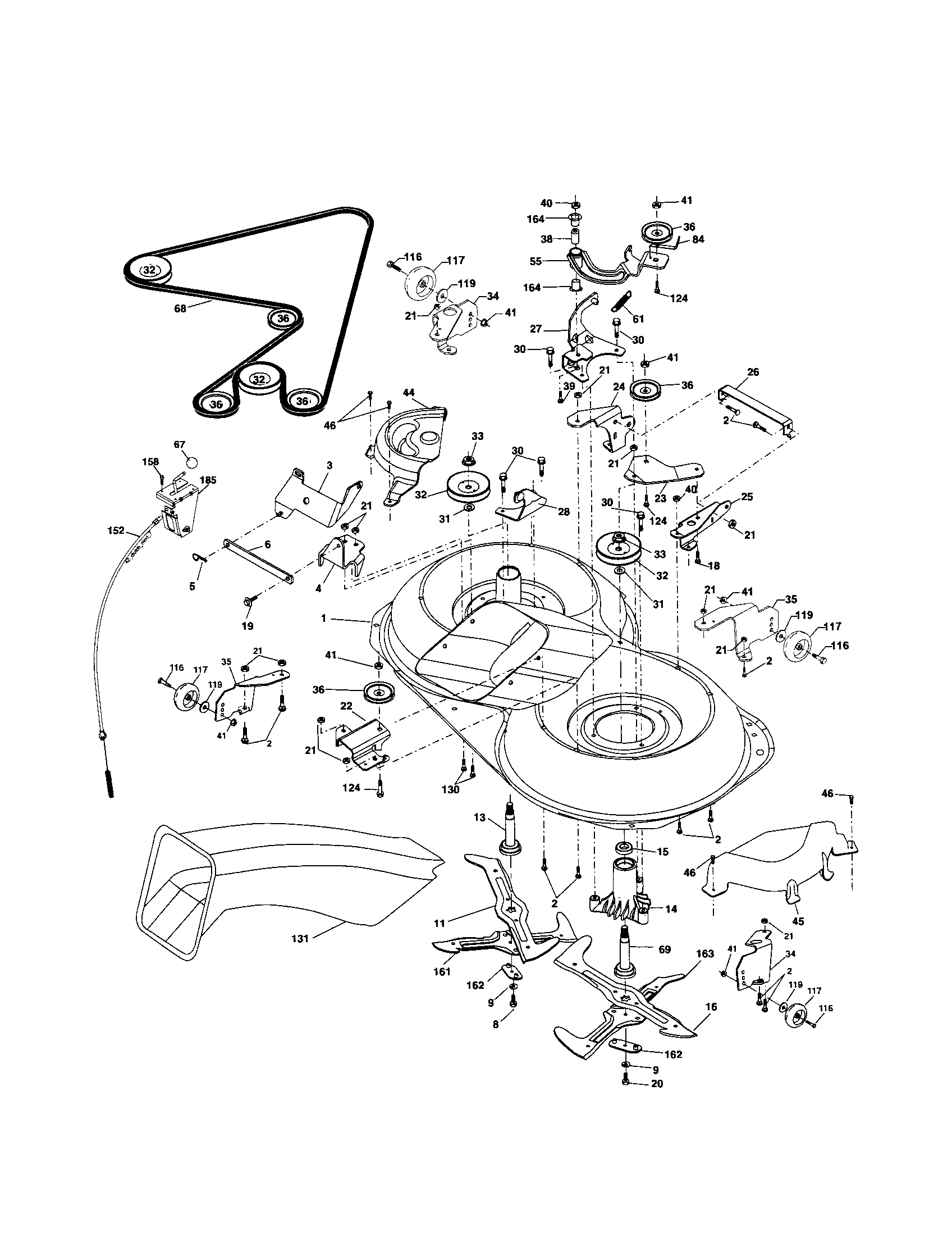 Craftsman 917253310 mower diagram