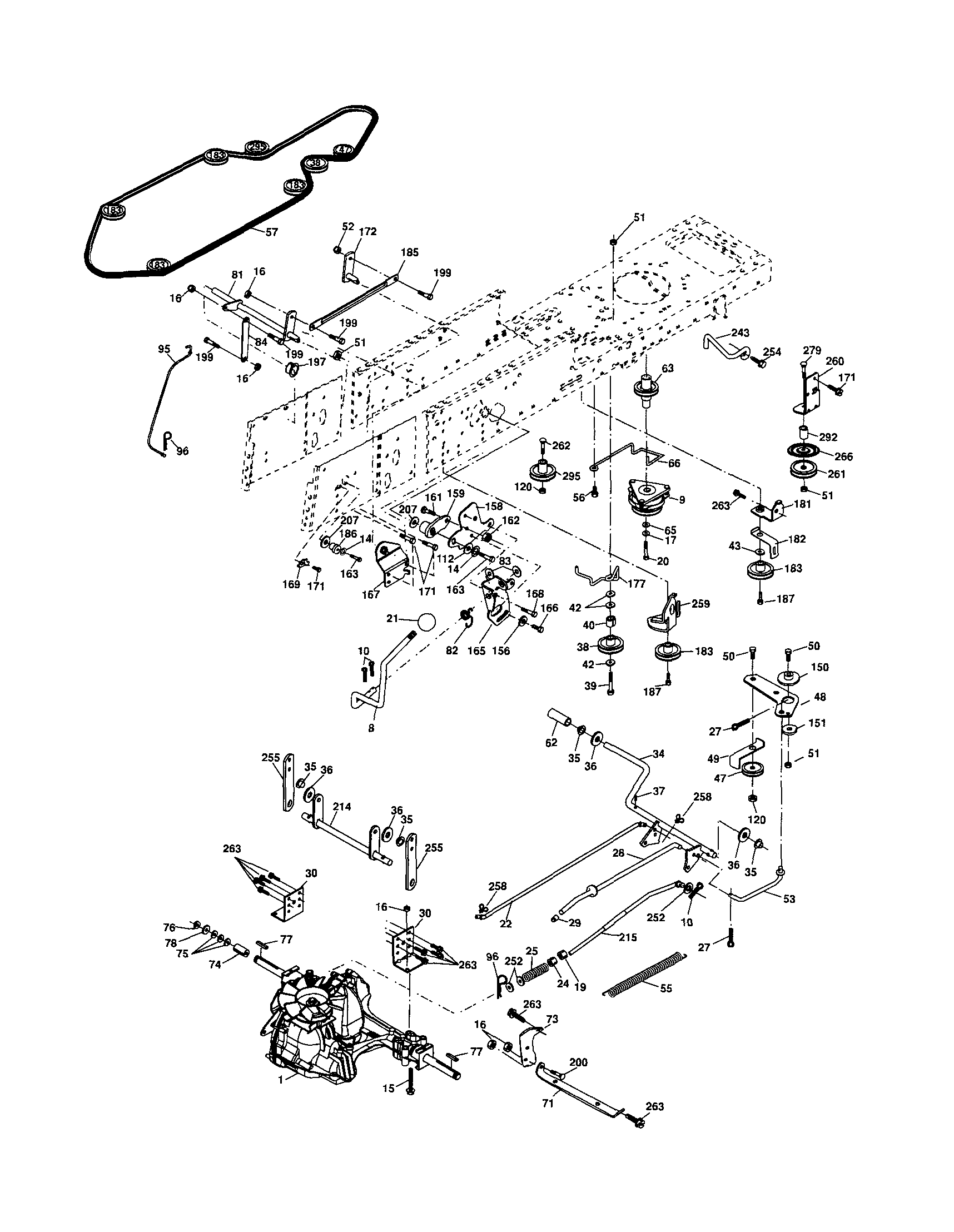 Craftsman 917253321 drive diagram