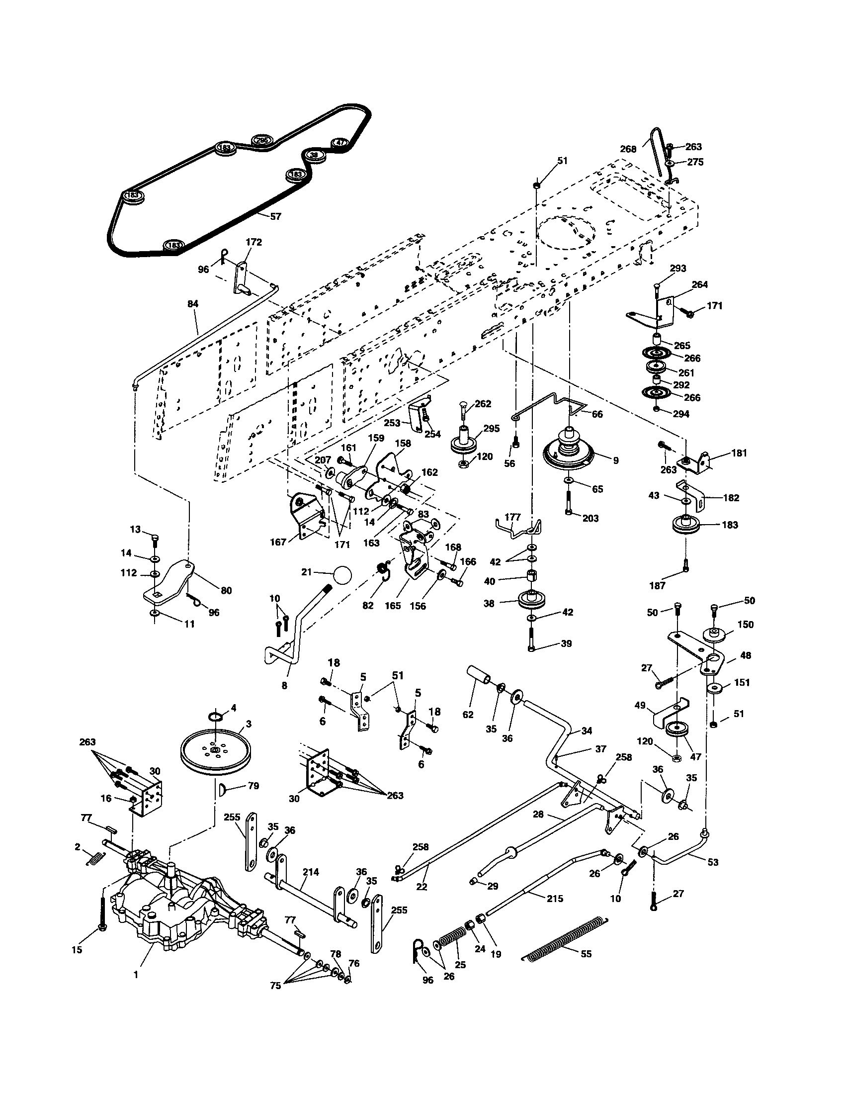 Craftsman 917253330 drive diagram