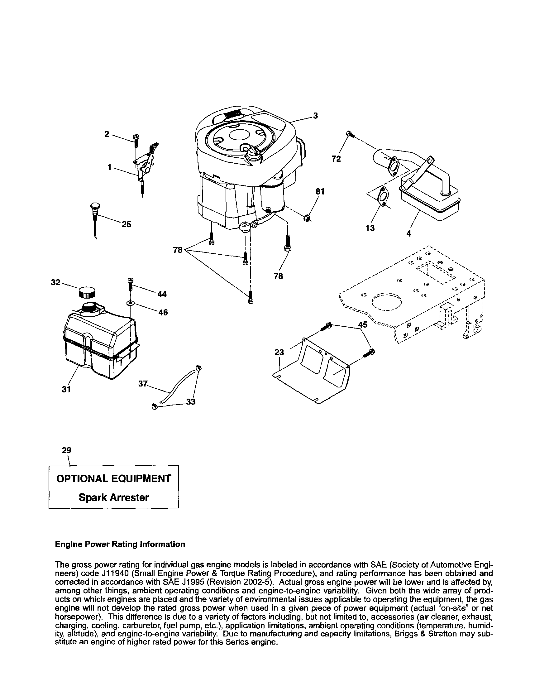 Craftsman 917253330 engine diagram
