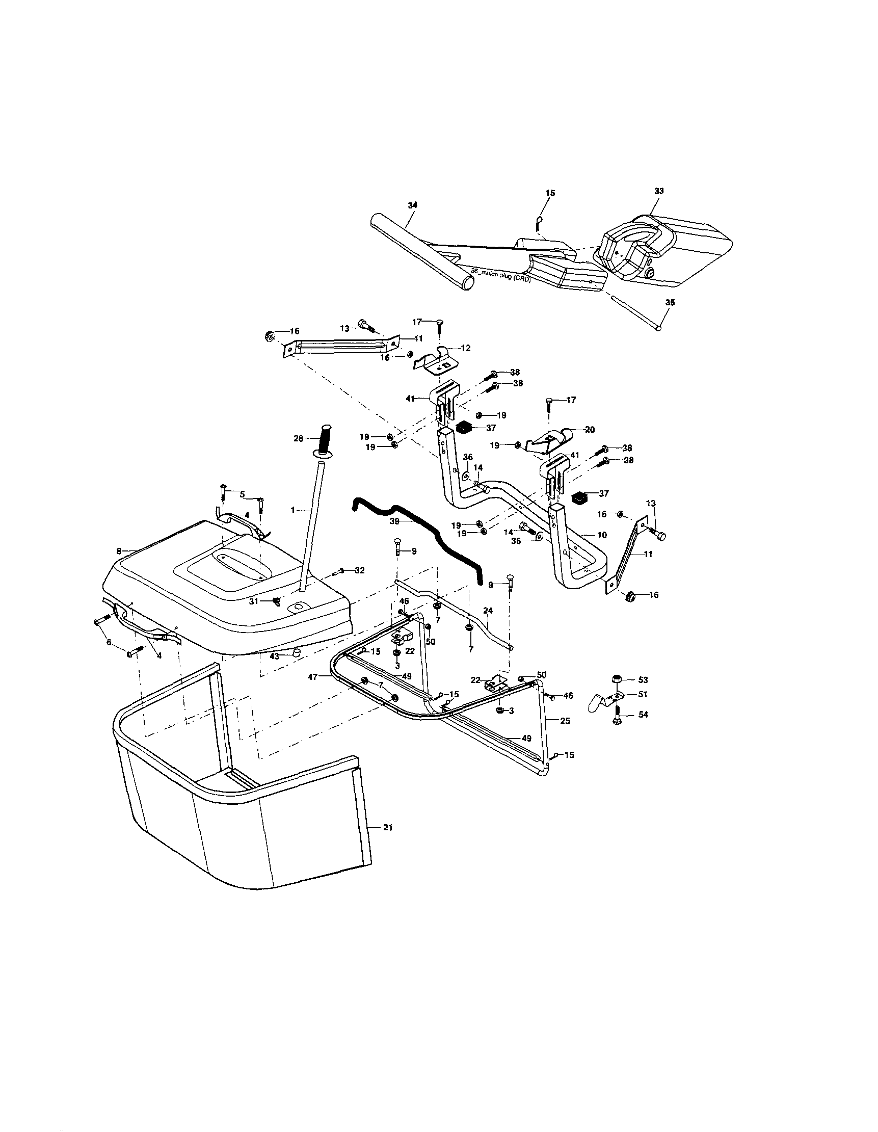 Craftsman 917253330 bagger diagram