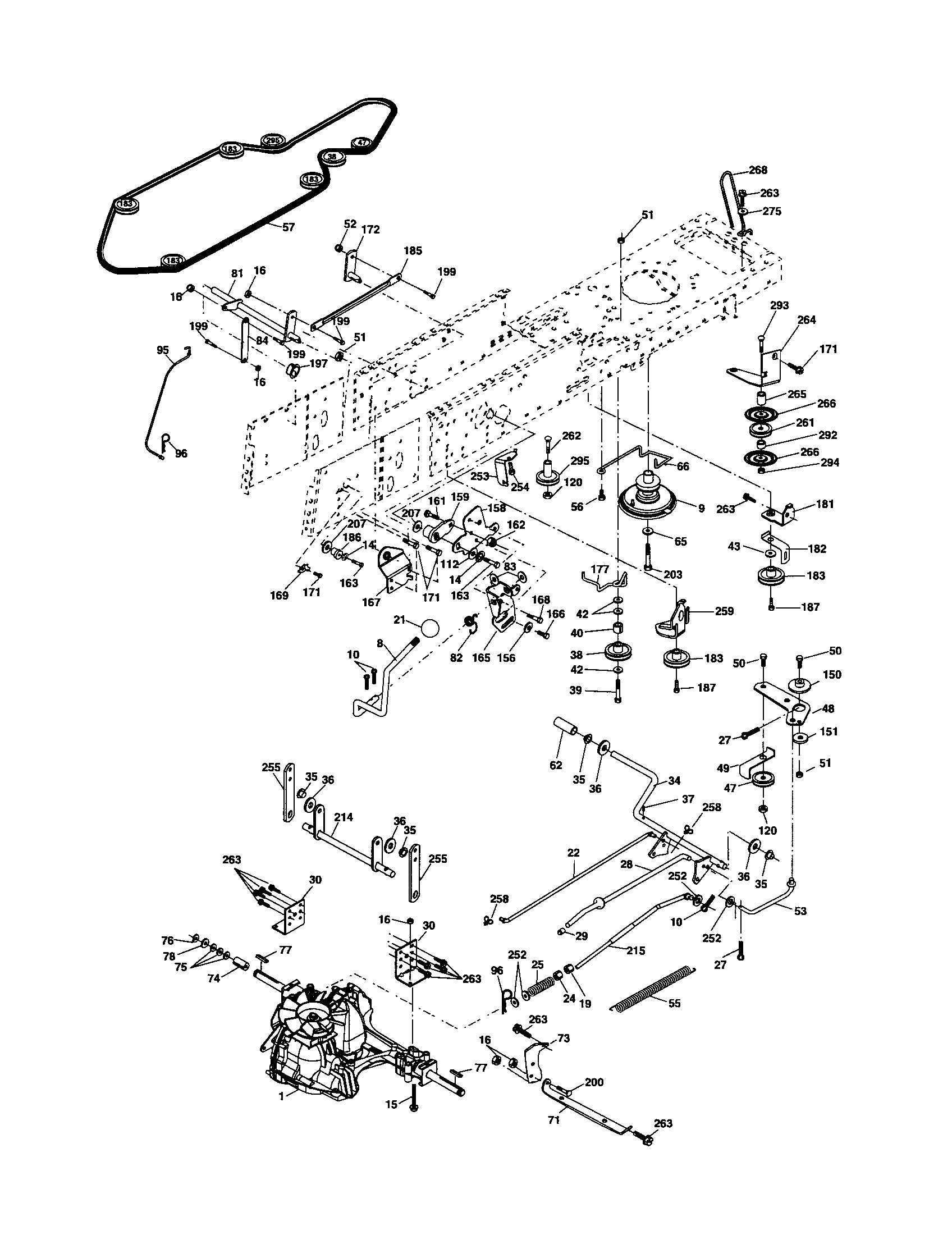 Craftsman 917253340 drive diagram