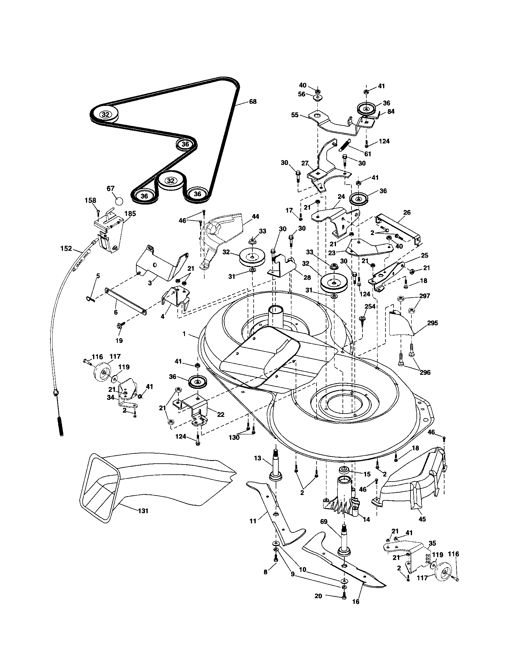 Craftsman 917253340 mower diagram