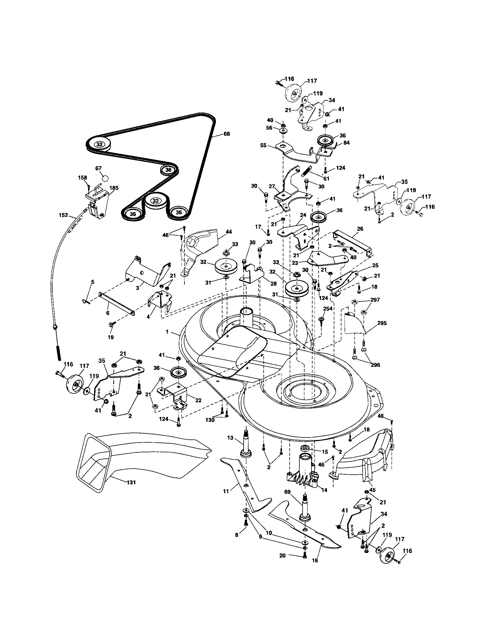 Craftsman 917253350 mower diagram