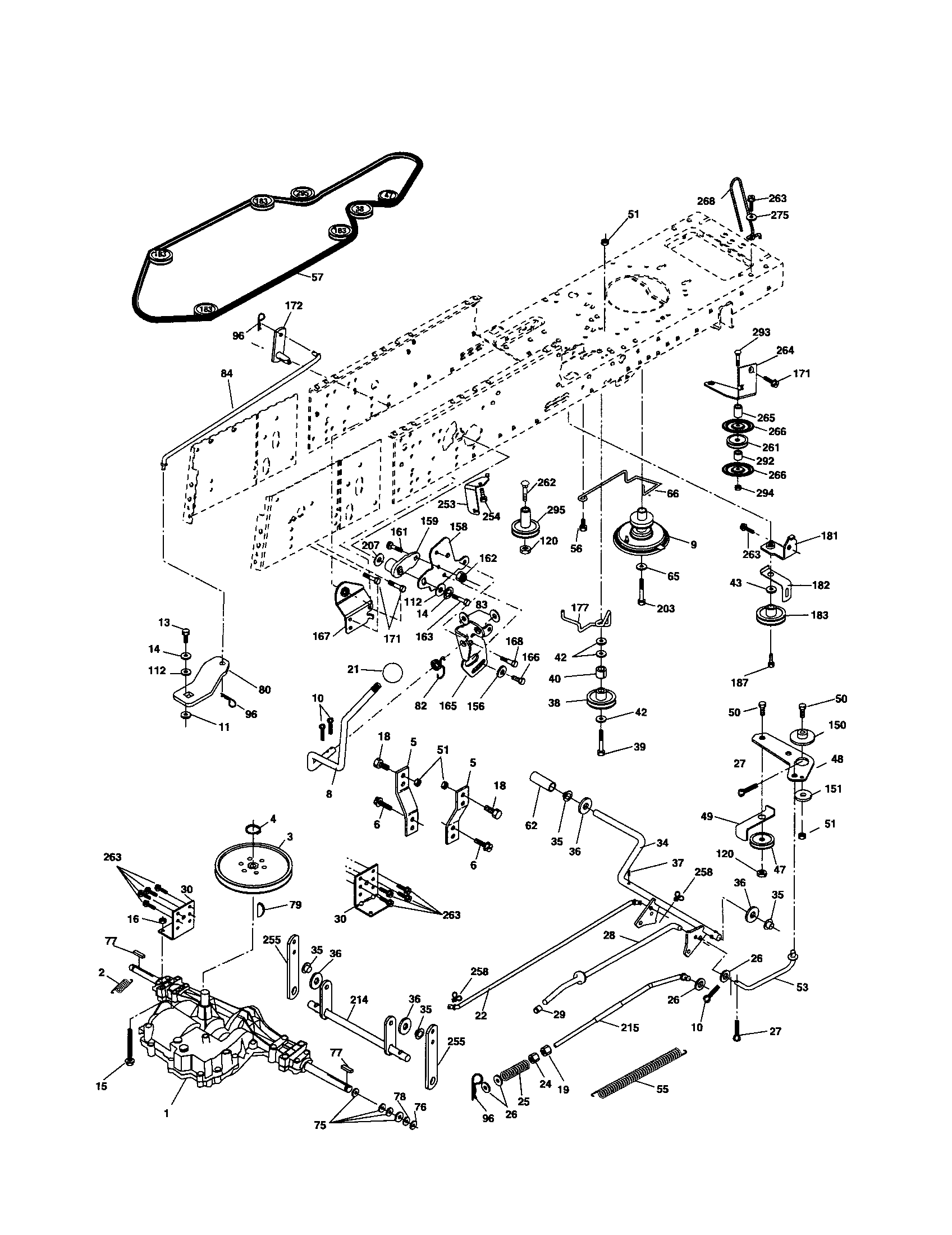 Craftsman 917253360 drive diagram