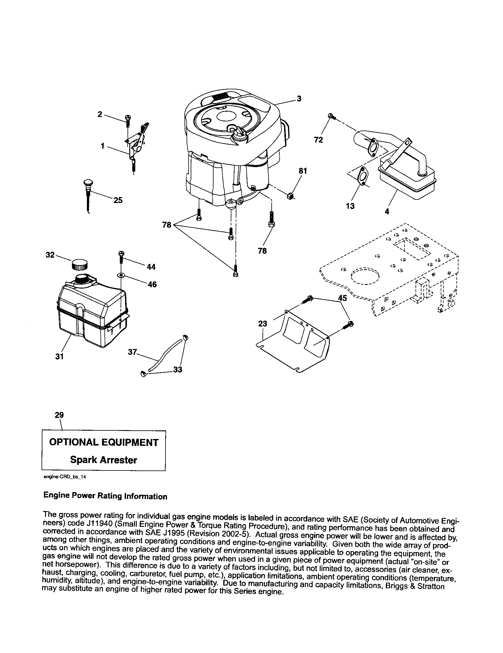 Craftsman 917253360 engine diagram