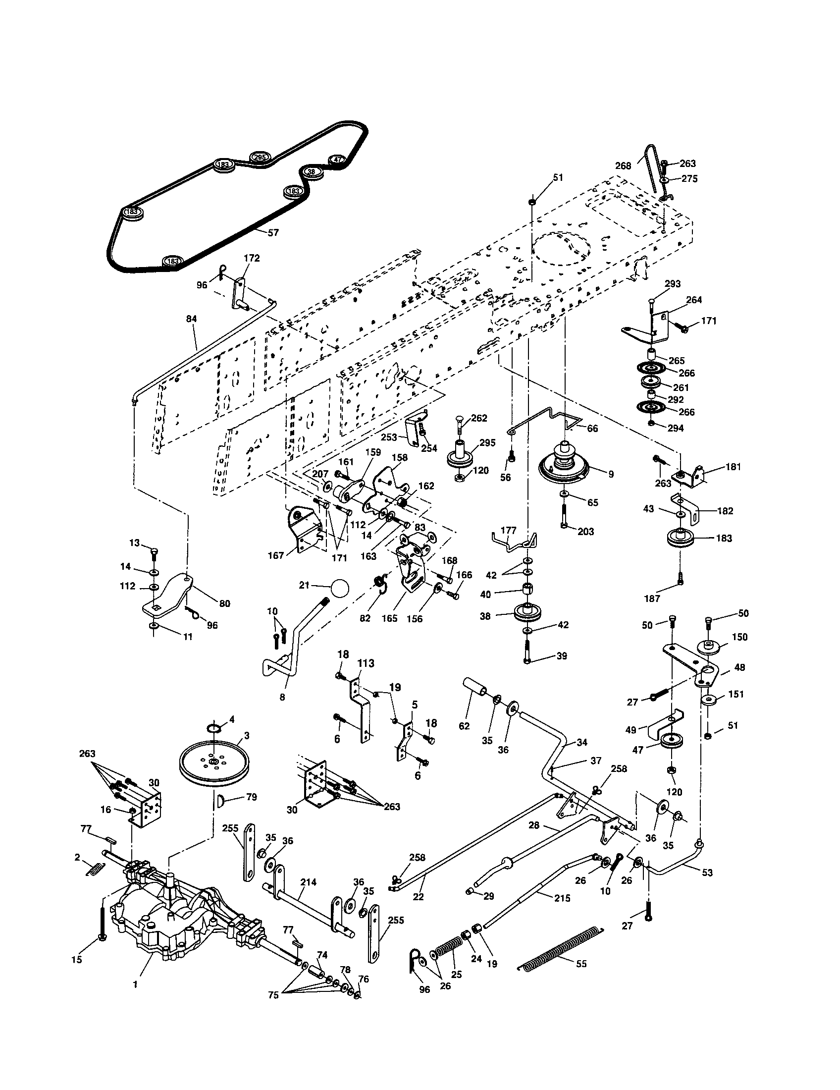 Craftsman 917253361 drive diagram