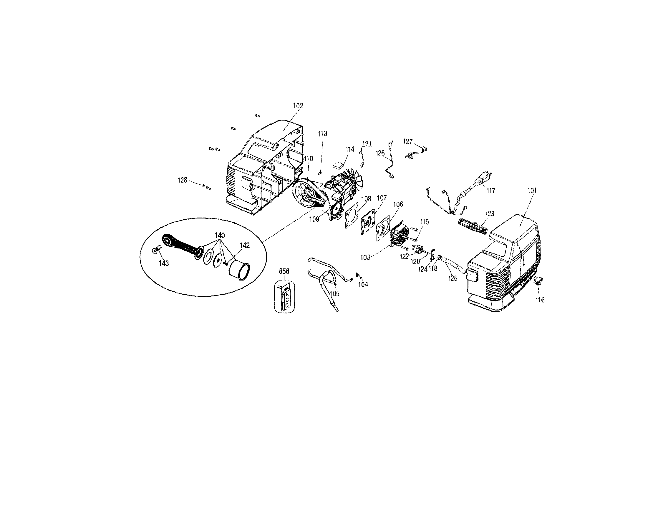 Craftsman 919167370 motor/pump diagram