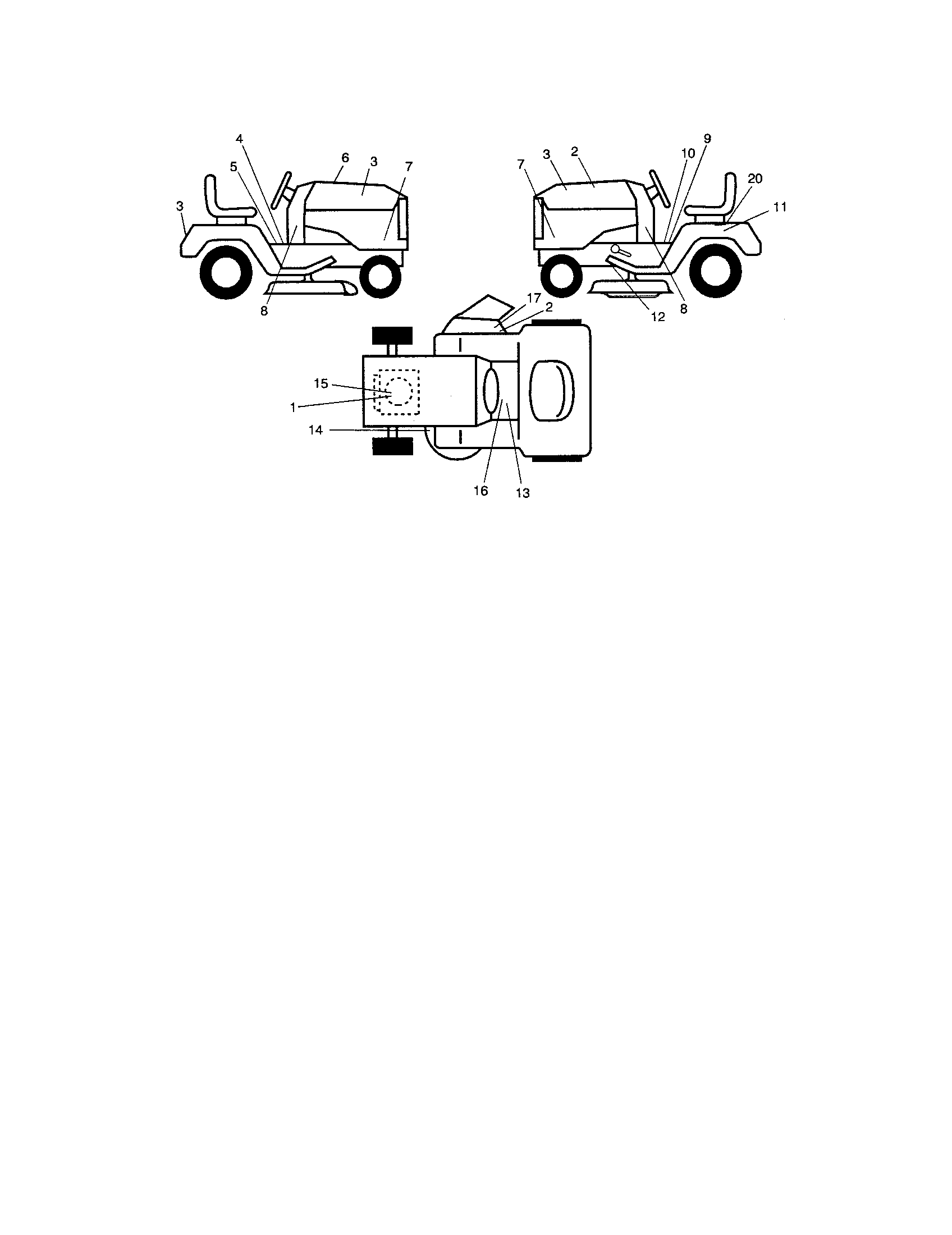 Craftsman 917253510 decals diagram