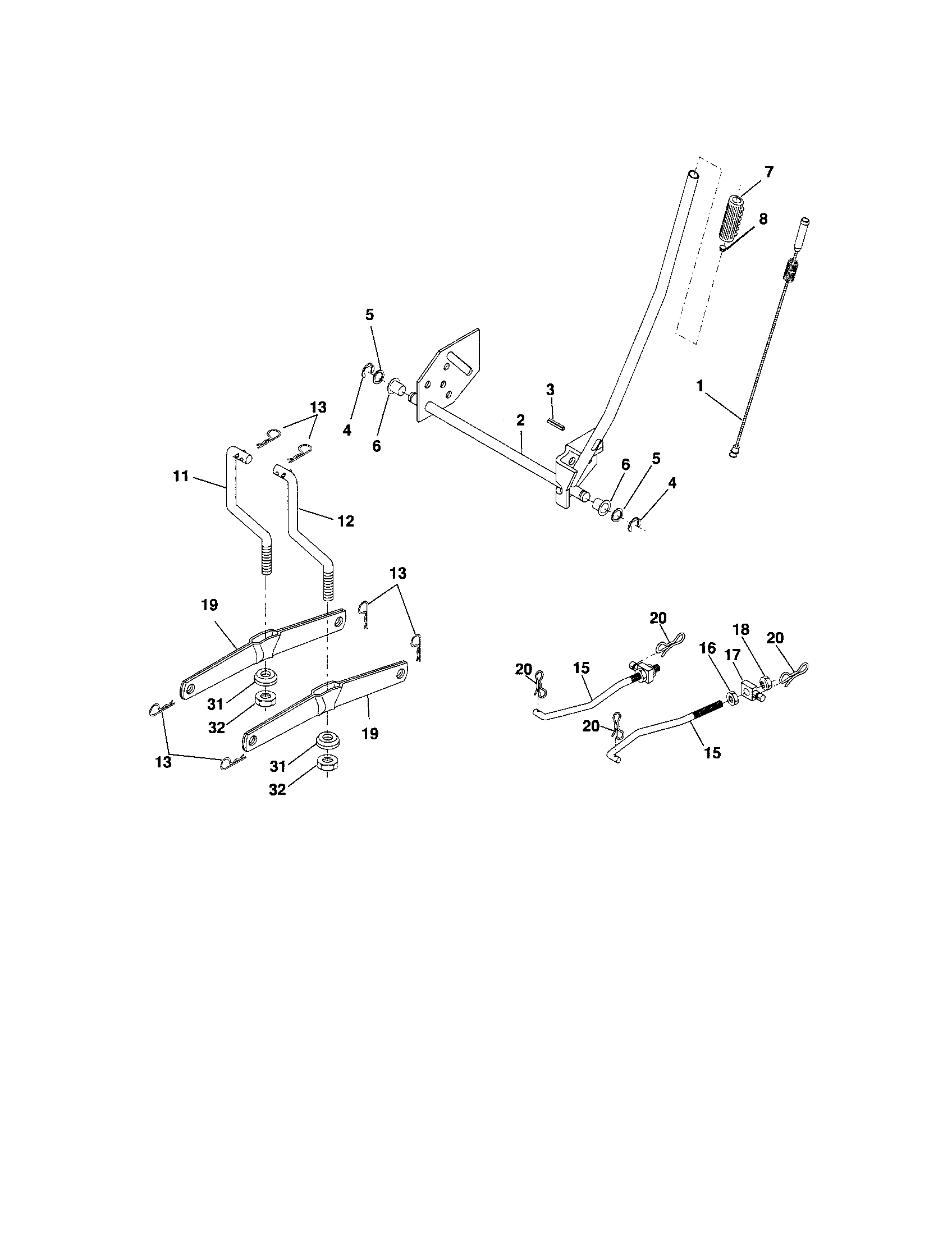 Craftsman 917253510 lift diagram