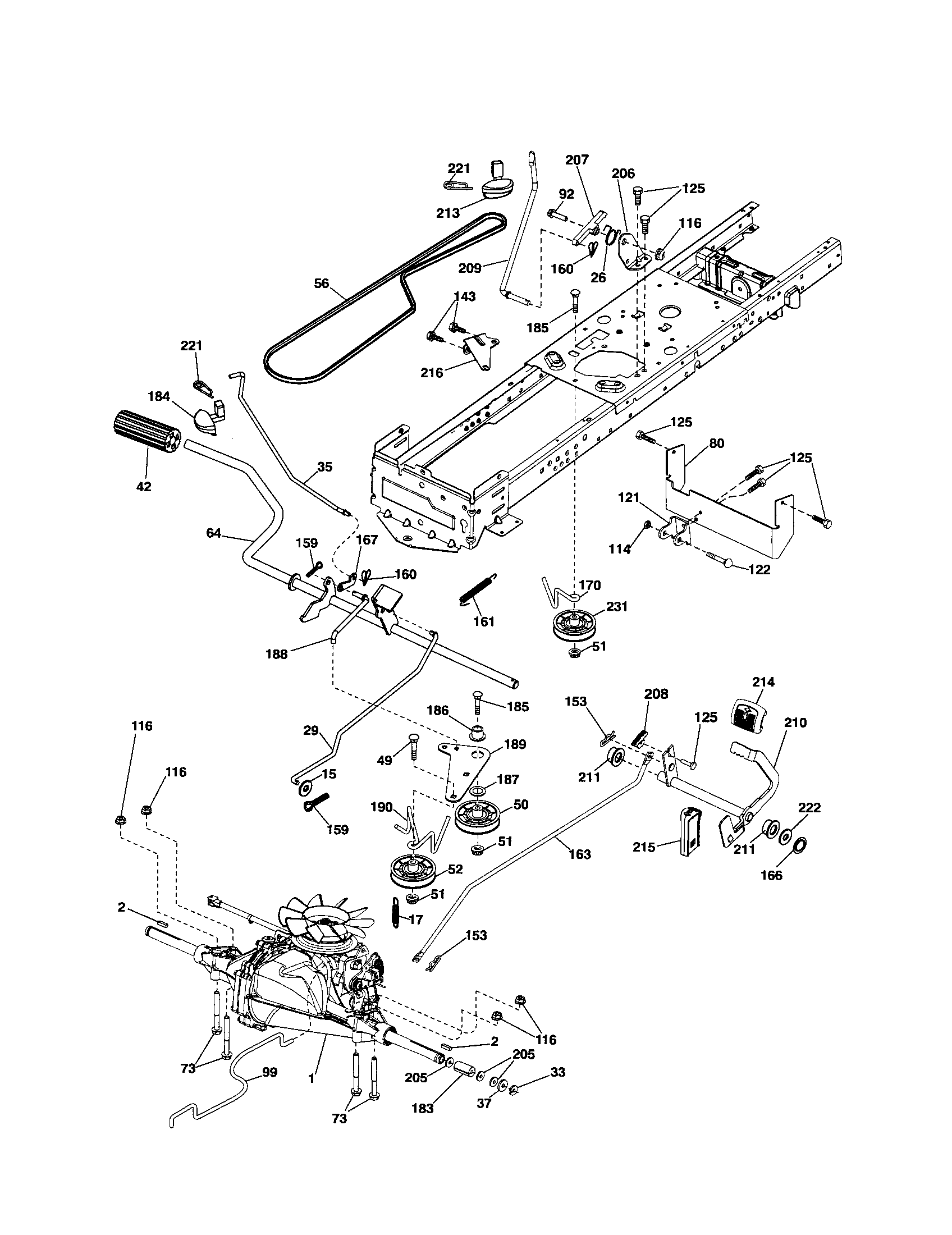 Craftsman 917253690 drive diagram