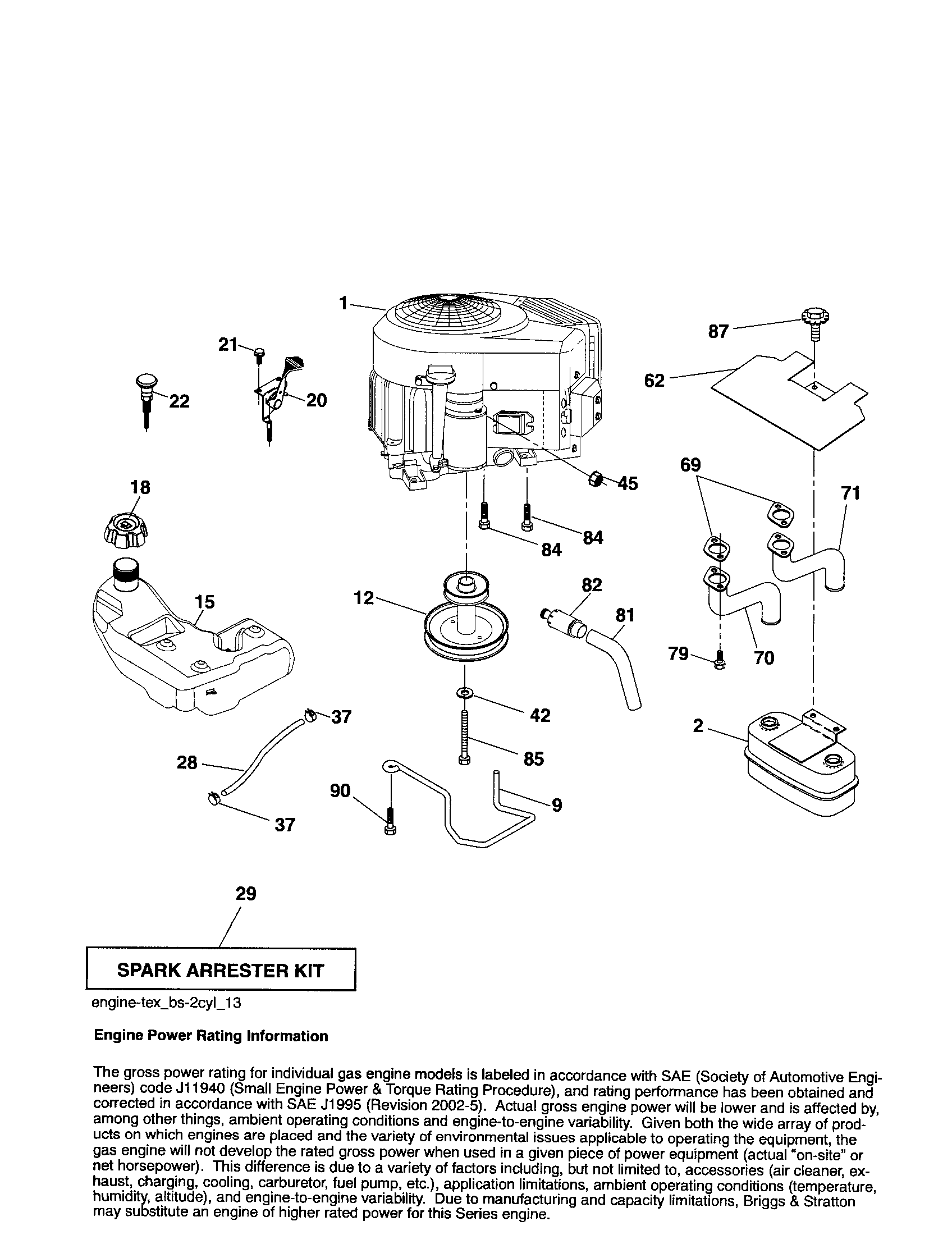 Craftsman 917253690 engine diagram