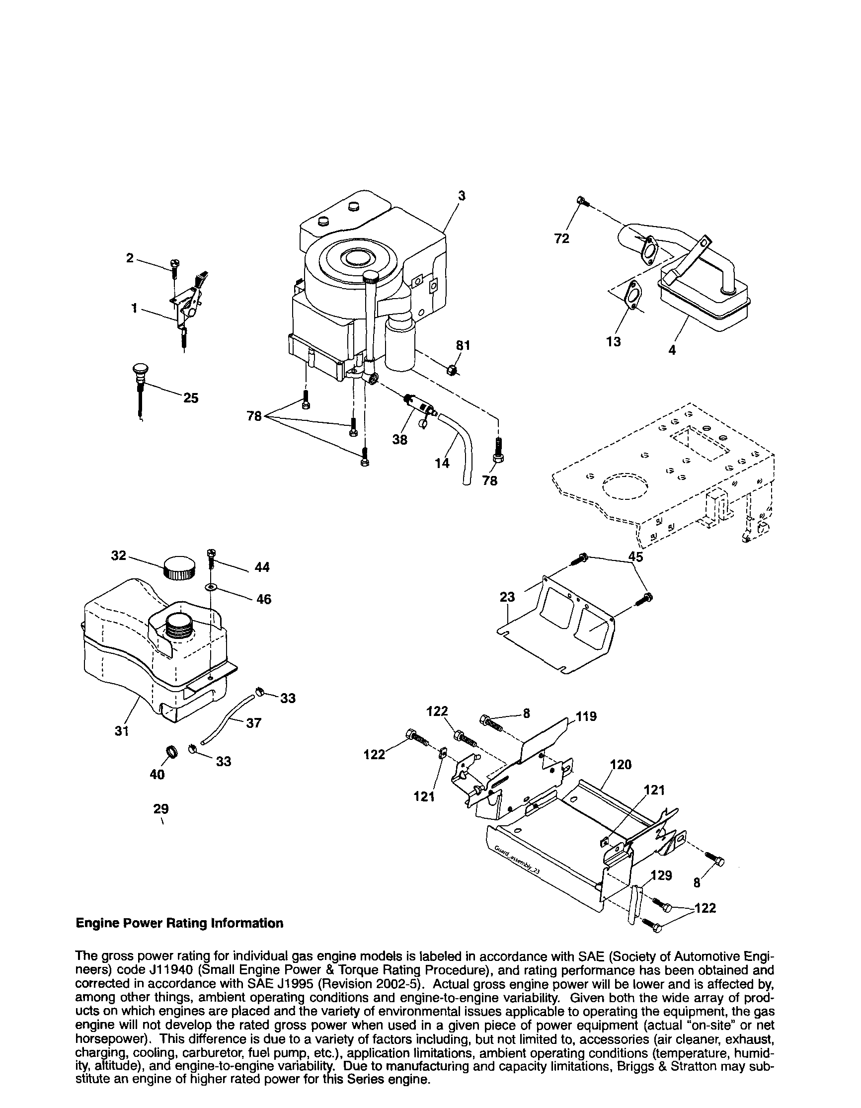 Craftsman 917254010 engine diagram