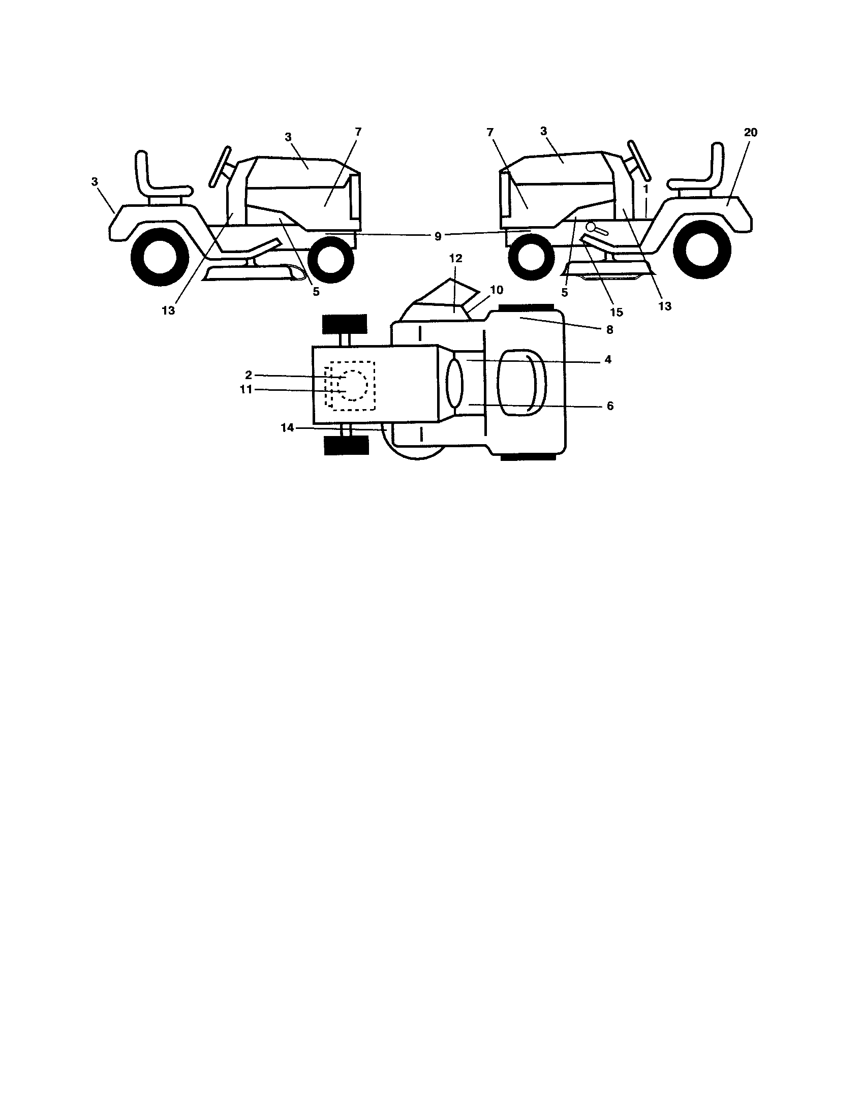 Craftsman 917254010 decals diagram