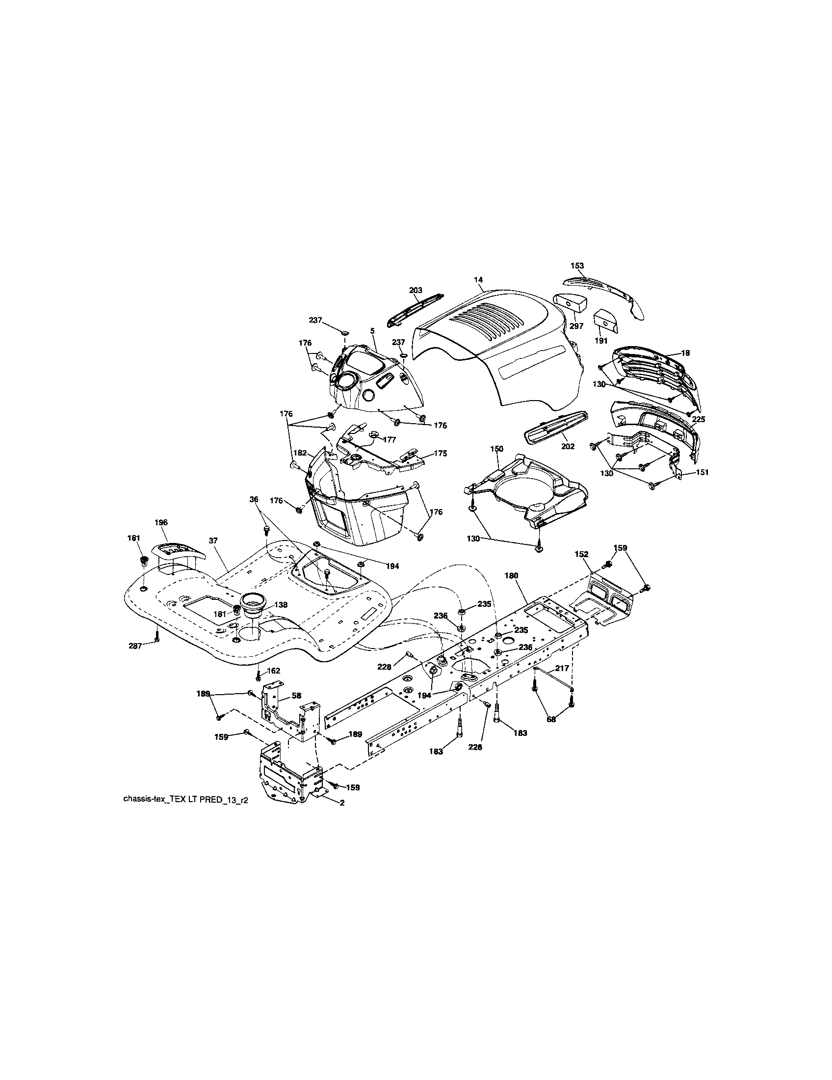 Craftsman 917289103 chassis diagram