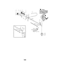 Craftsman 358795822 handle/drive shaft/shield diagram