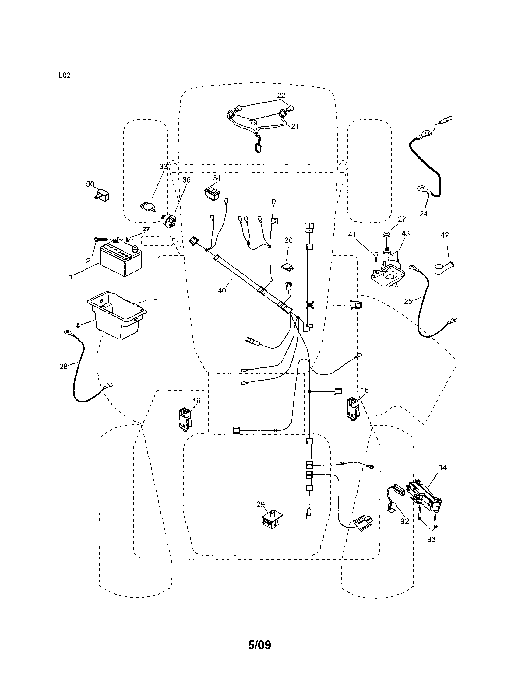 Craftsman 917254690 electrical diagram
