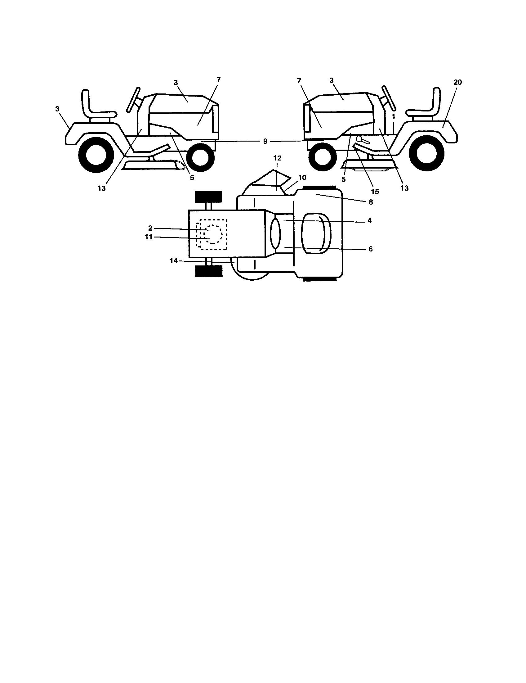 Craftsman 917254690 decals diagram