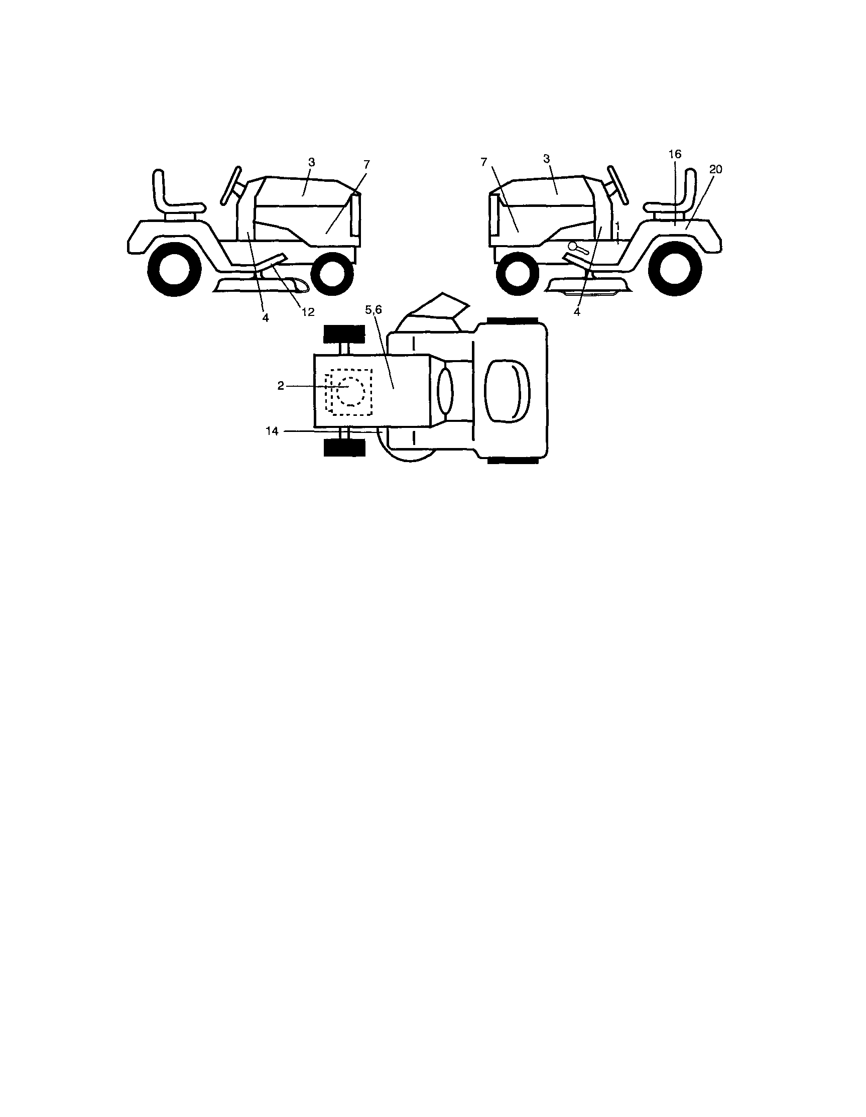 Craftsman 917287012 decals diagram