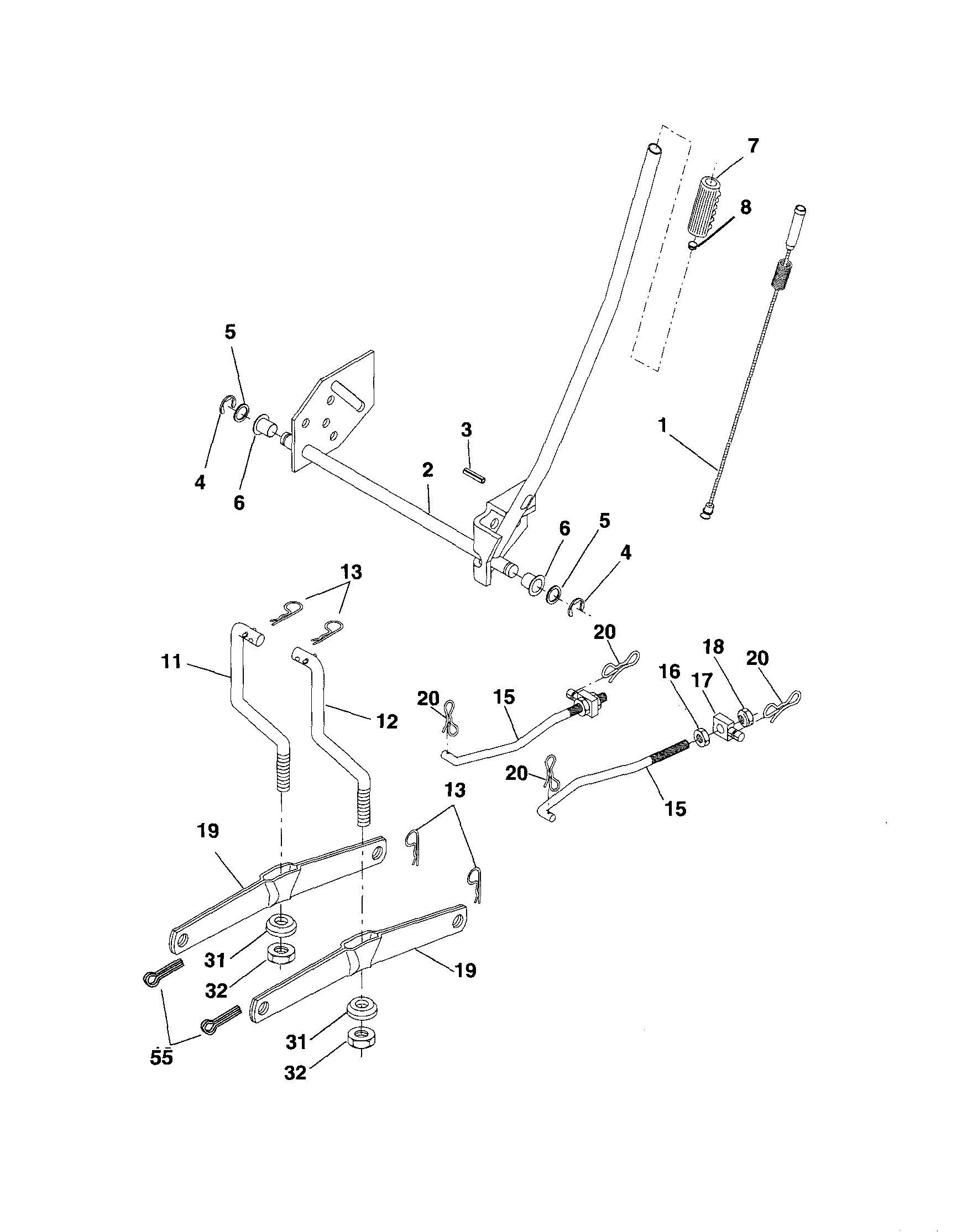 Craftsman 917287012 lift diagram