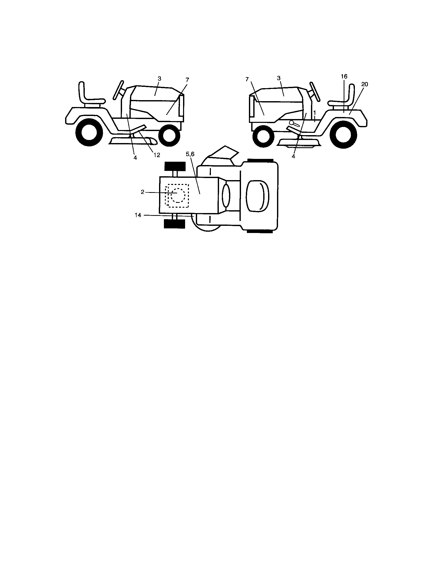Craftsman 917287013 decals diagram