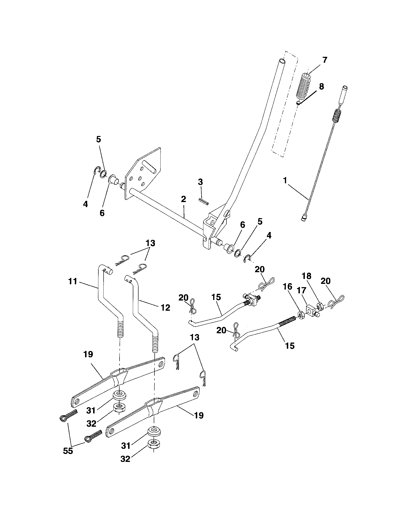 Craftsman 917287013 lift diagram
