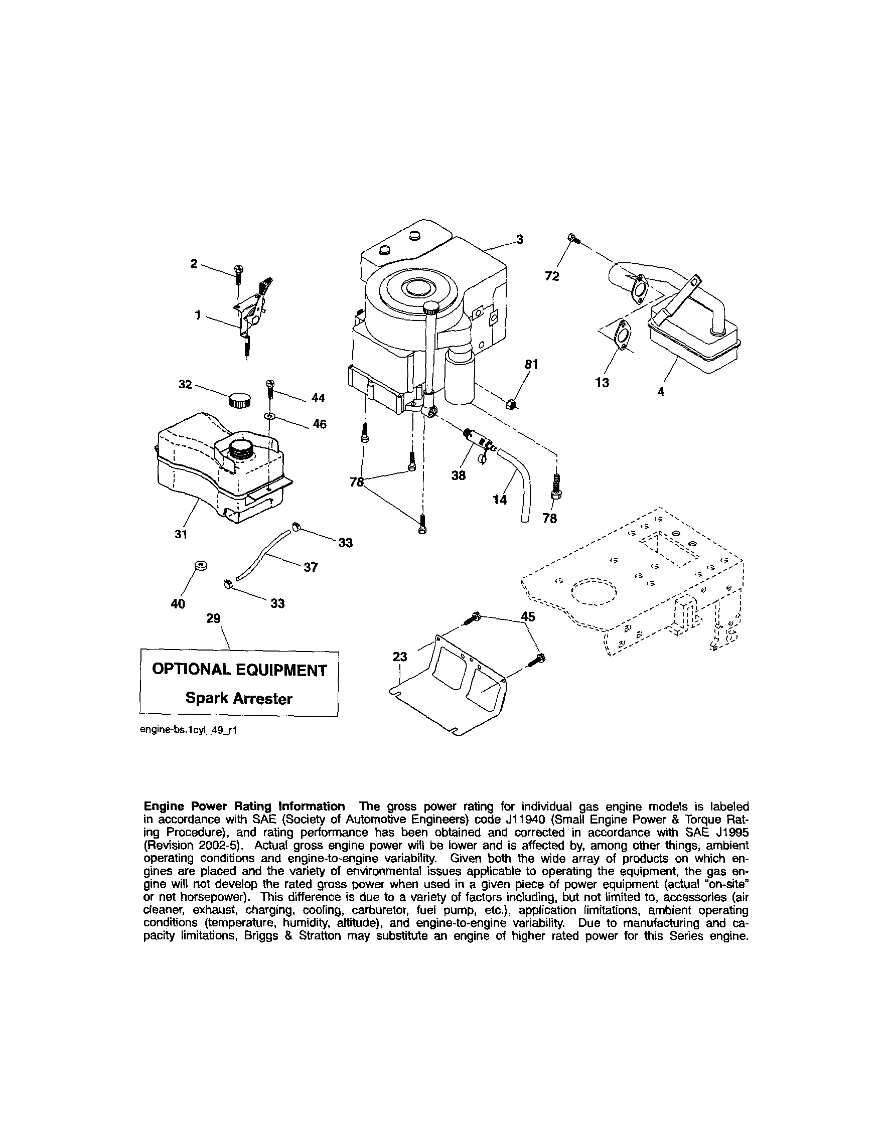 Craftsman 917288030 engine diagram
