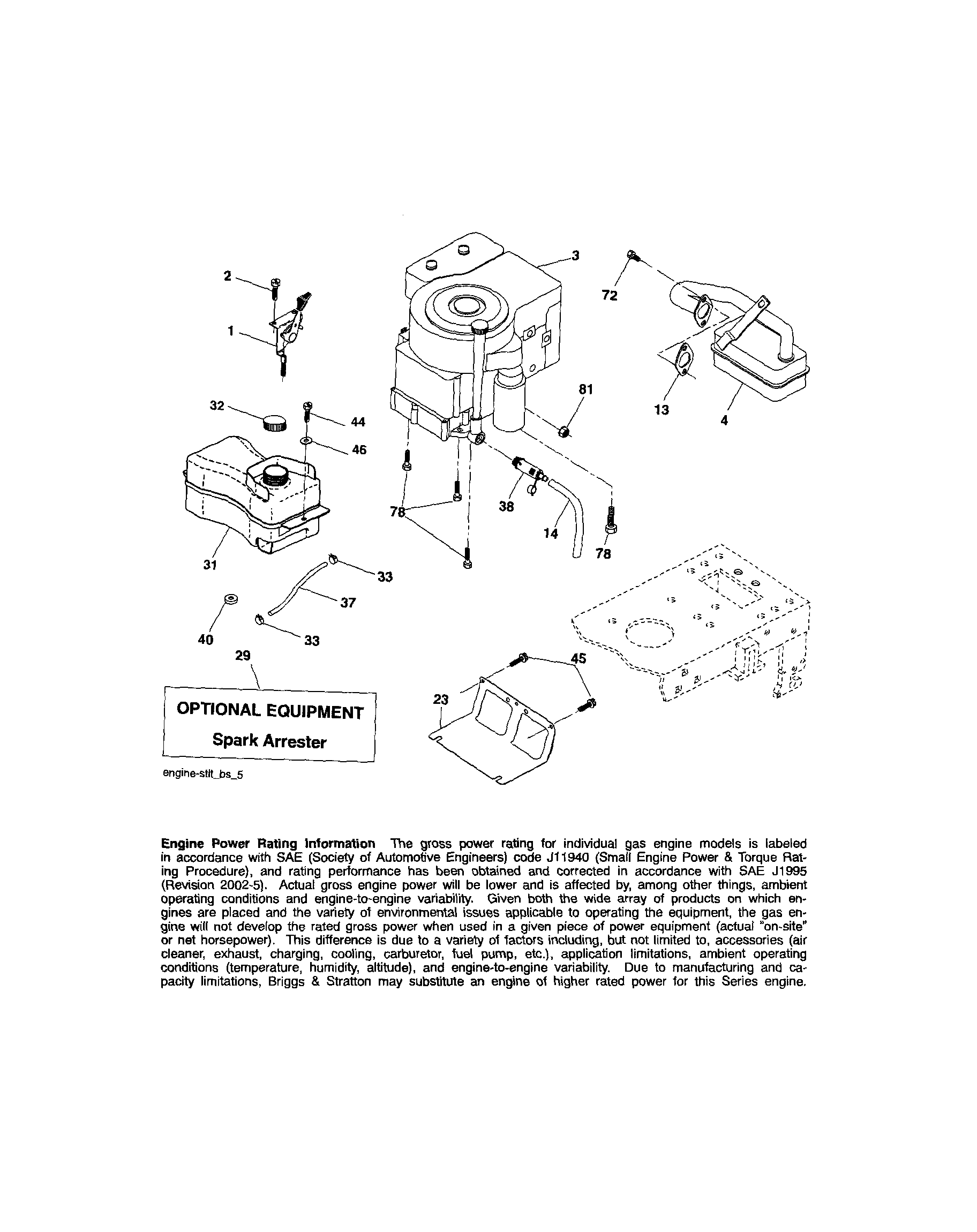 Craftsman 917288031 engine diagram