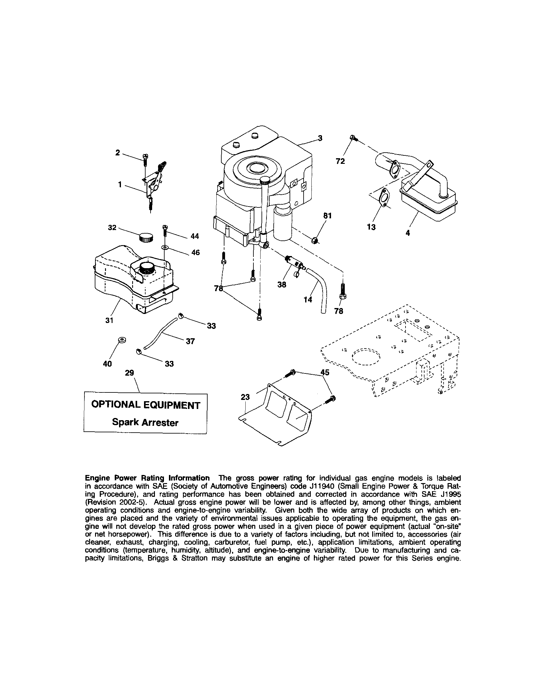 Craftsman 917288032 engine diagram