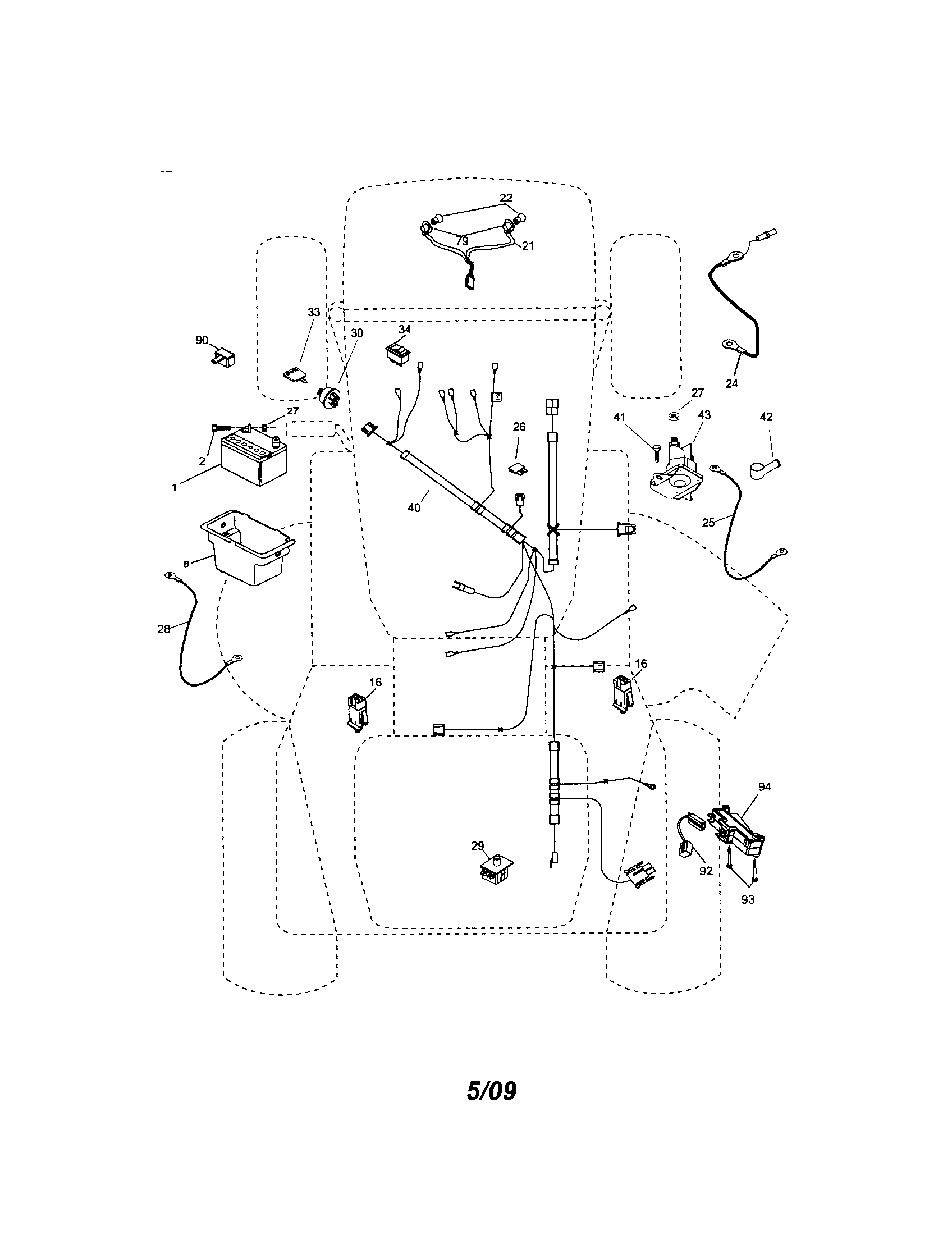Craftsman 917288033 electrical diagram