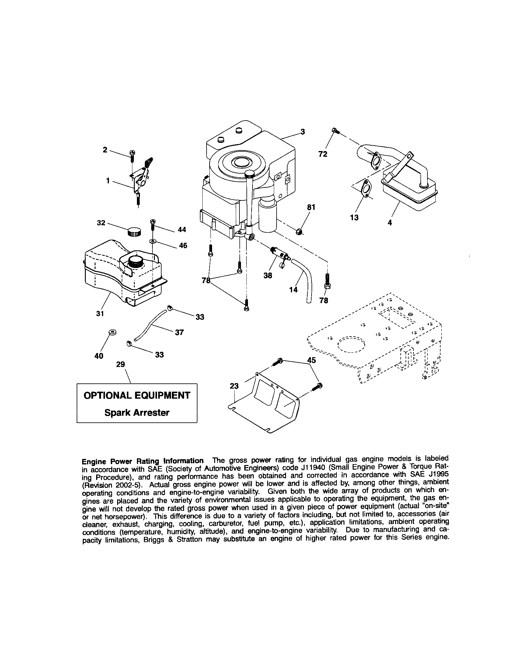 Craftsman 917288033 engine diagram