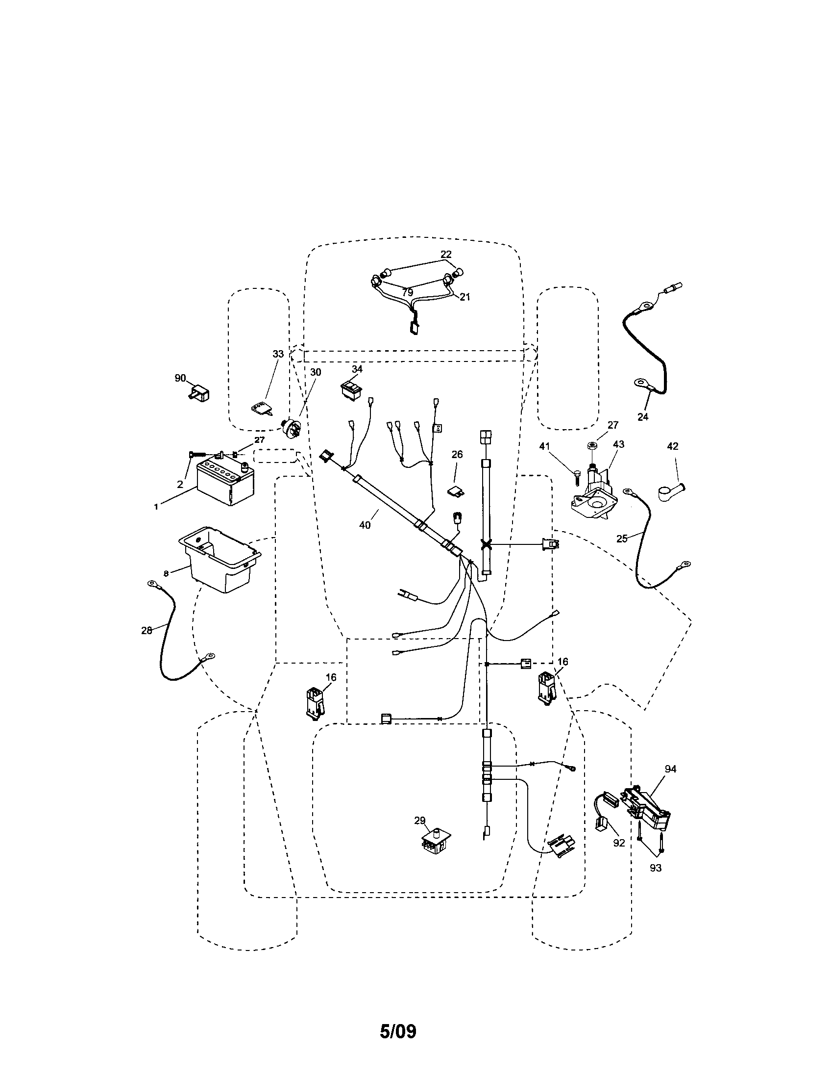 Craftsman 917288050 electrical diagram