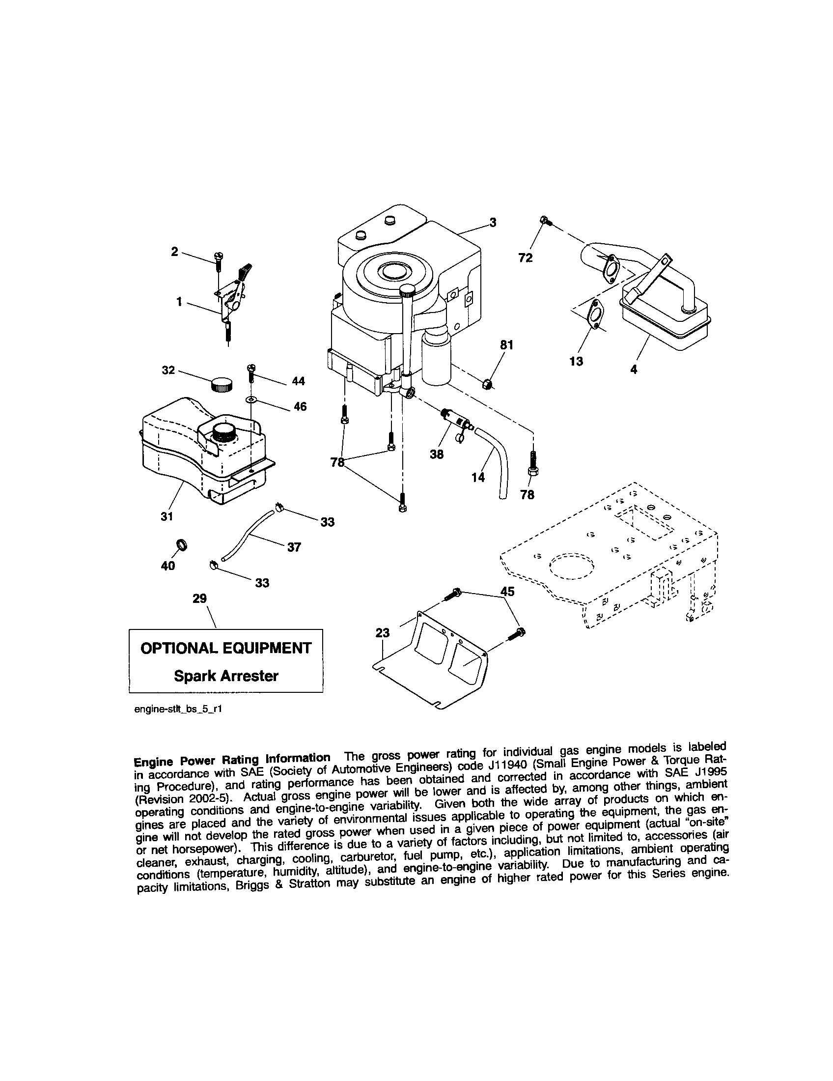 Craftsman 917288051 engine diagram