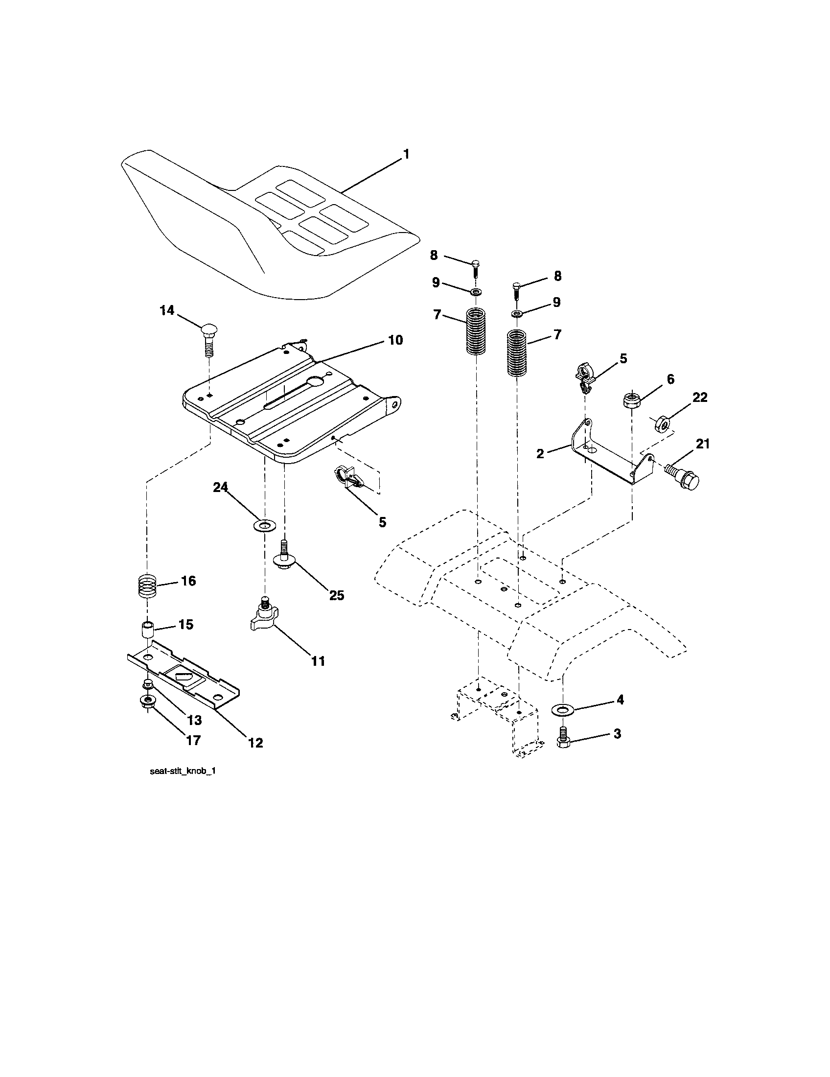 Craftsman 917288051 seat diagram