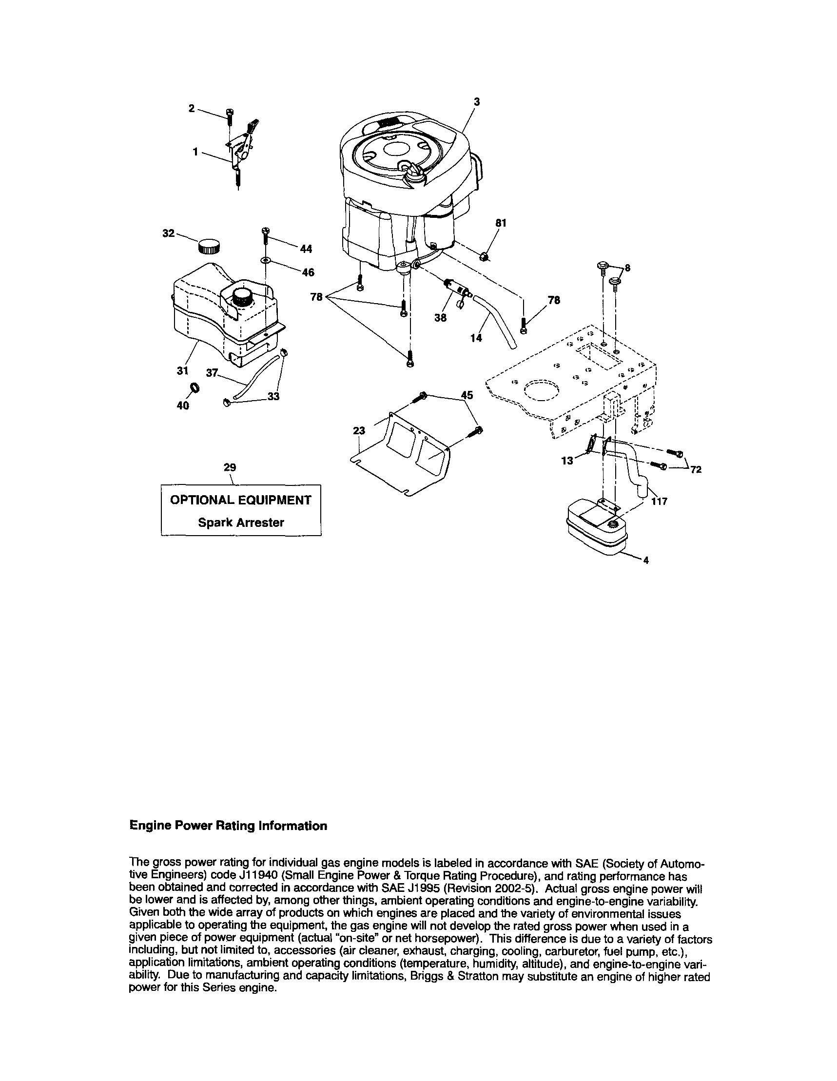 Craftsman 917288100 engine diagram