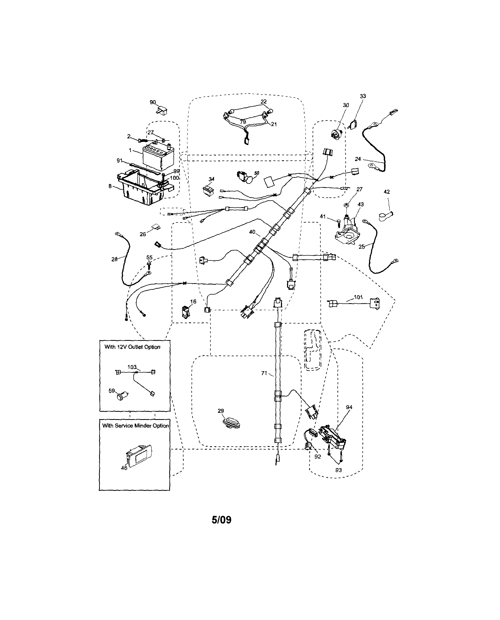 Craftsman 917288451 electrical diagram