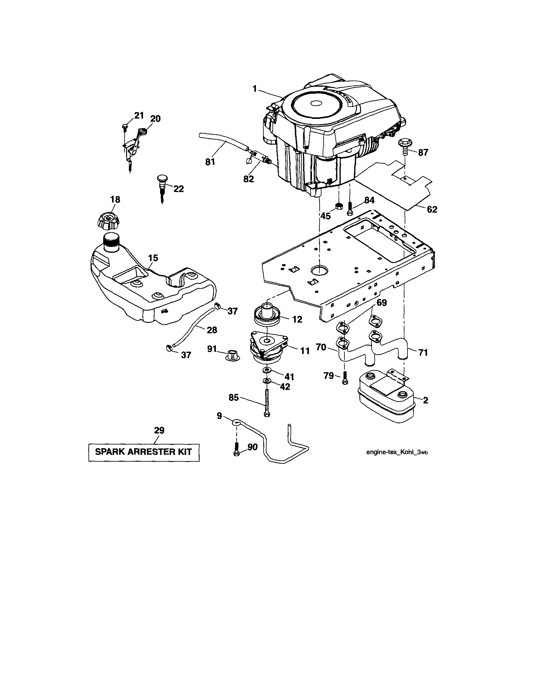 Craftsman 917288451 engine diagram