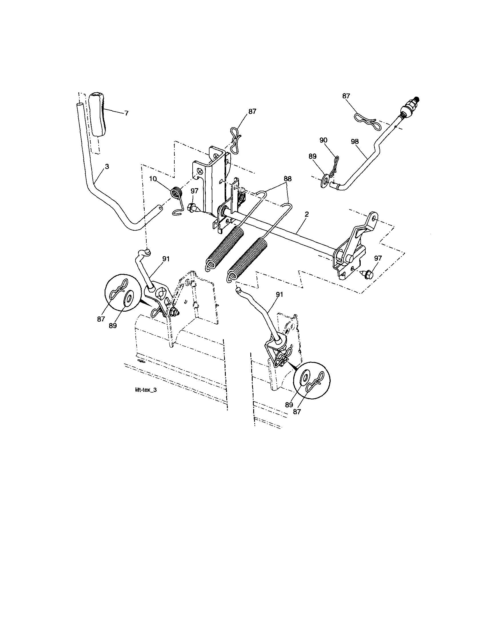 Craftsman 917288451 lift diagram