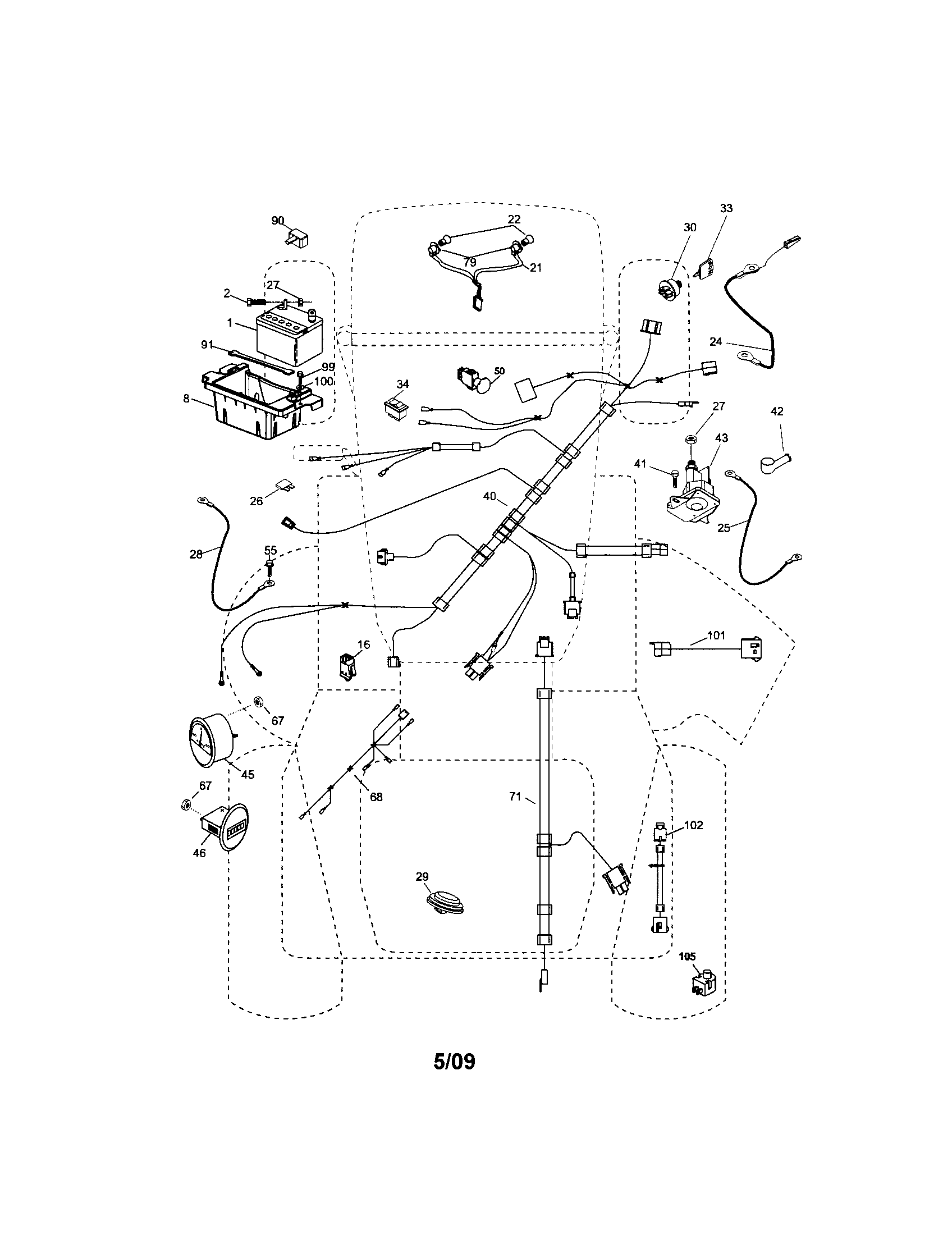 Craftsman 917288701 electrical diagram