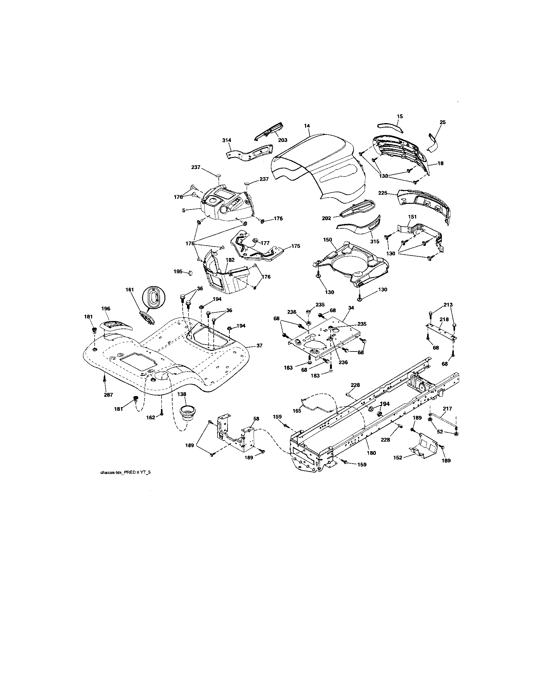 Craftsman 917289281 chassis diagram