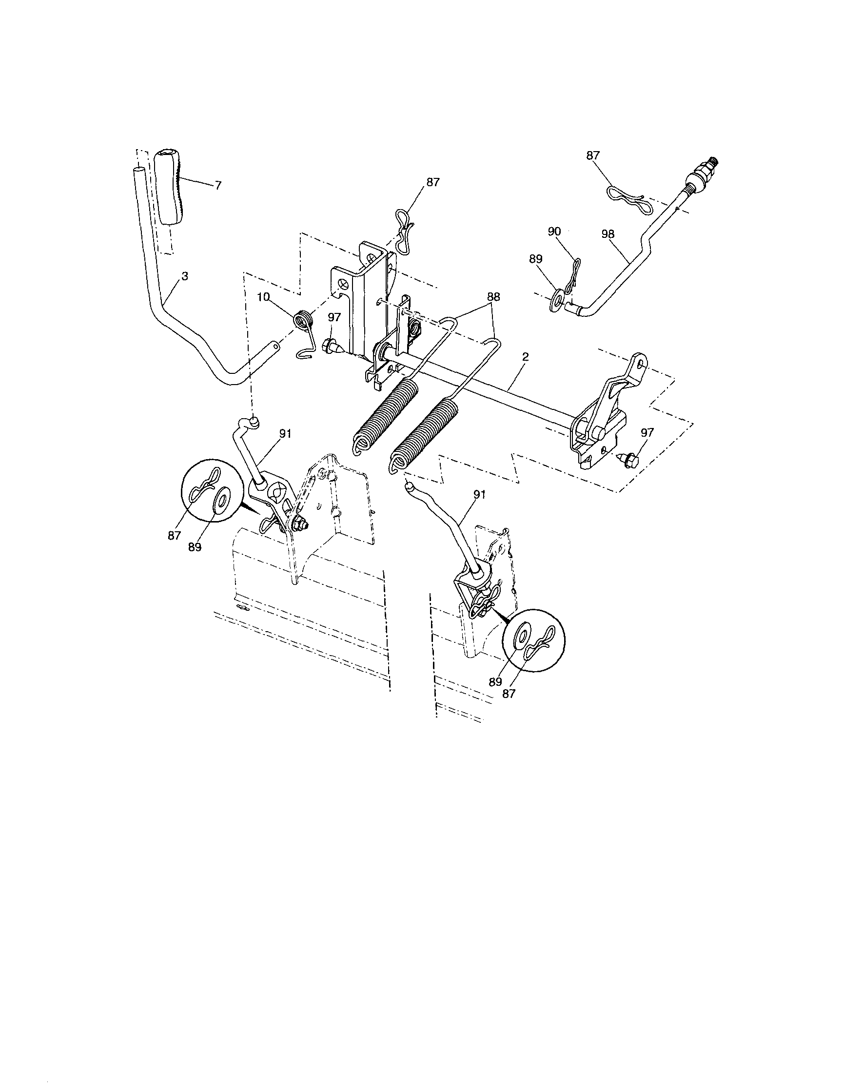Craftsman 917289450 lift diagram