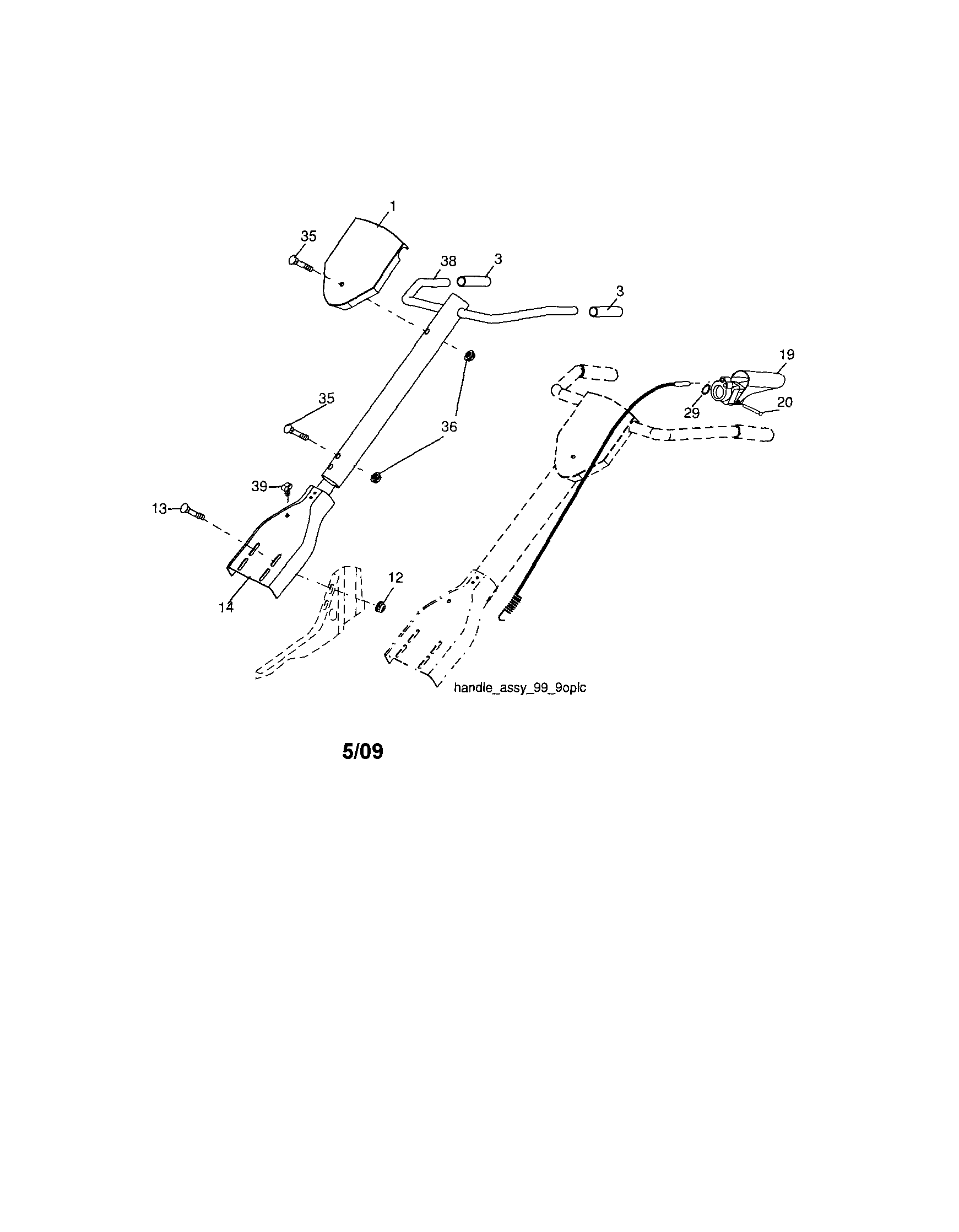 Craftsman 917299210 handles diagram